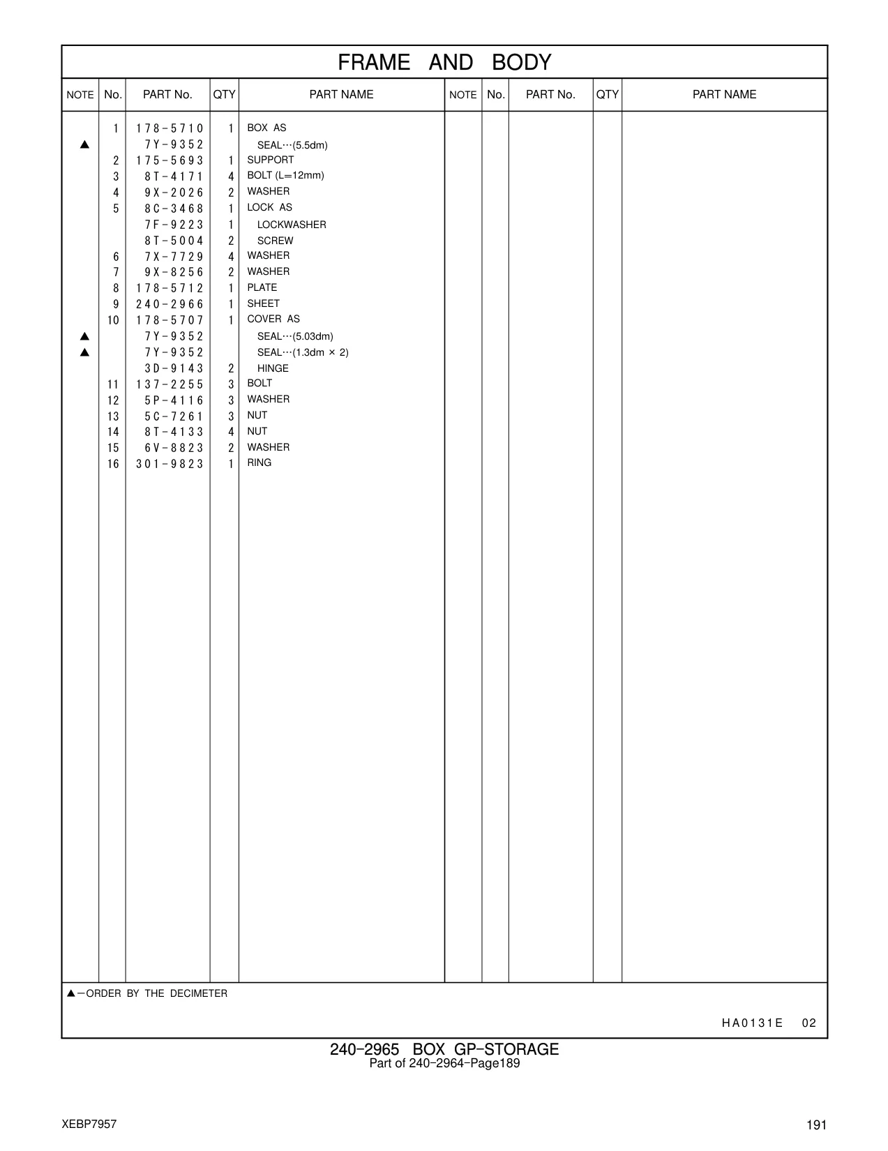 6V-8823 - WASHER