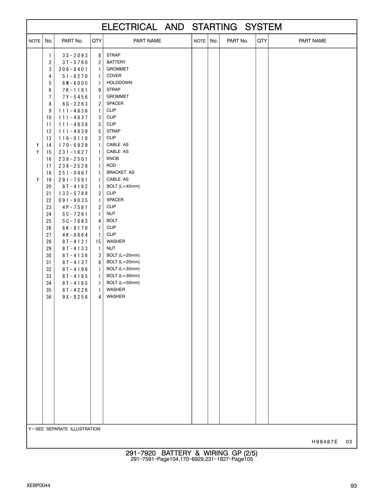 6W-6005 - HOLDDOWN