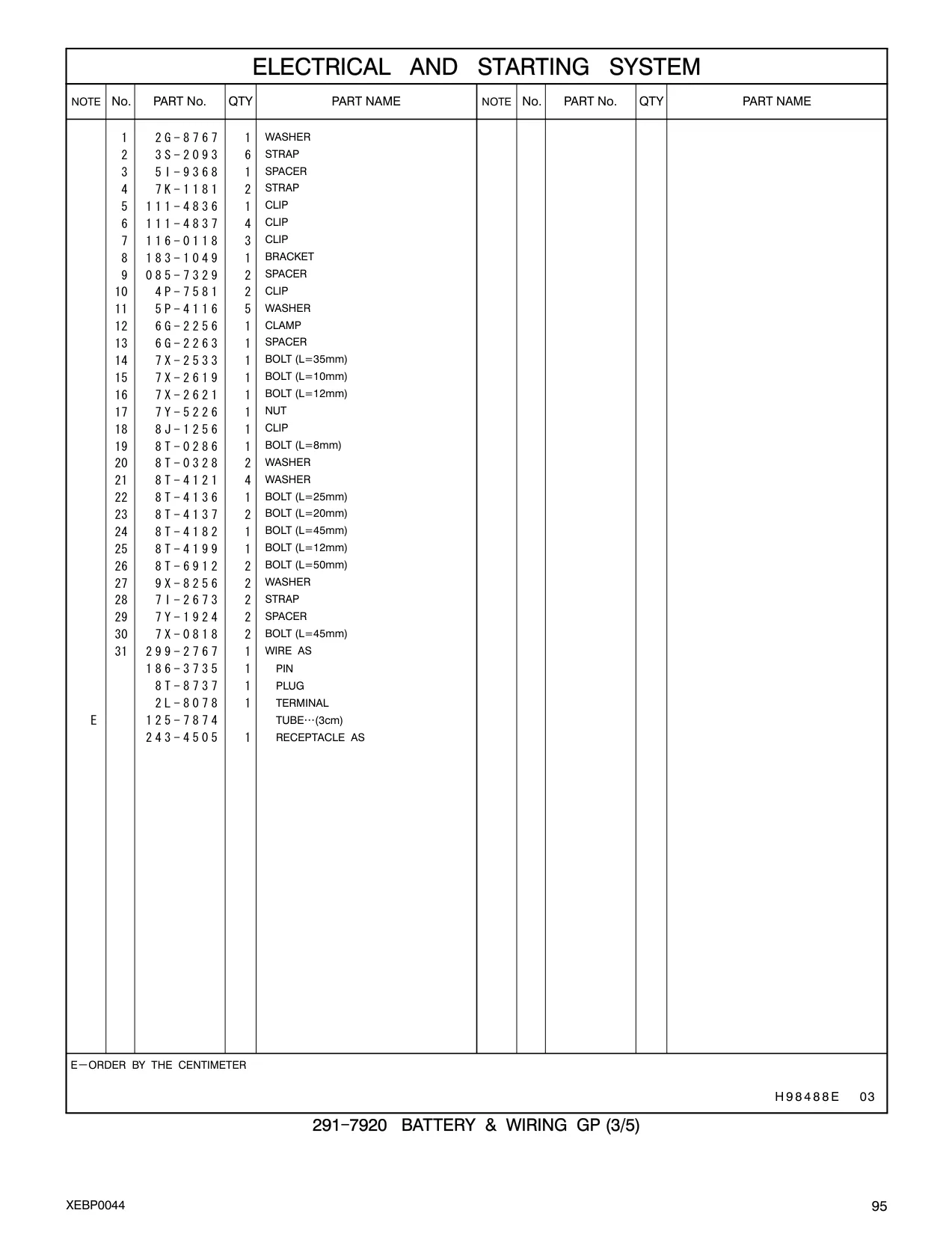 8T-4199 - BOLT (L=12mm)