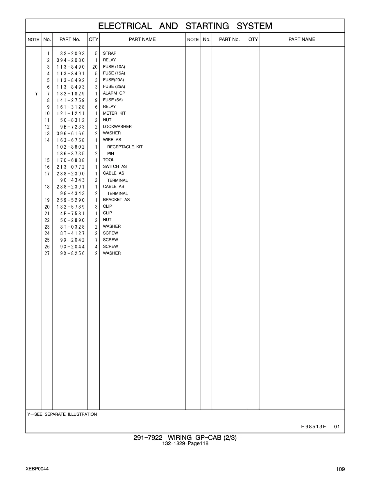 113-8491 - FUSE (15A)