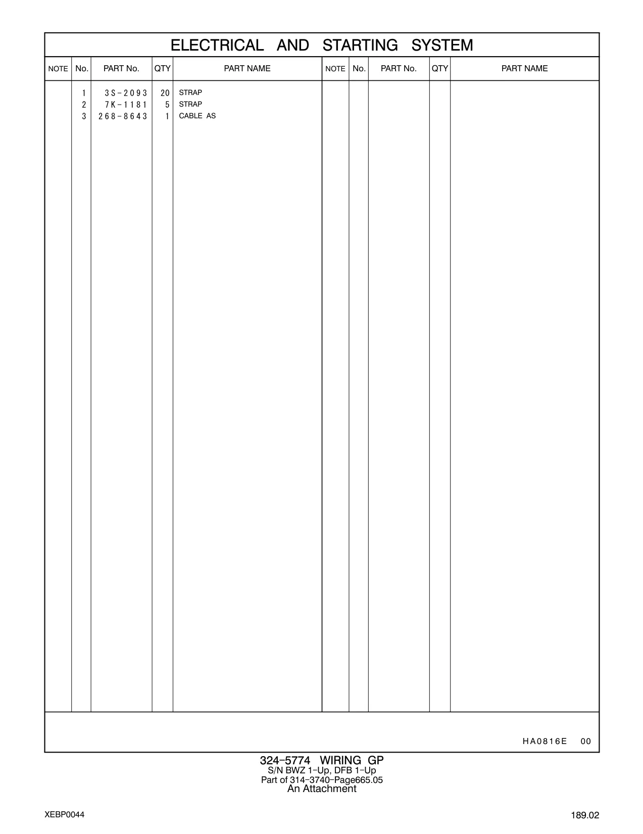 268-8643 - CABLE AS