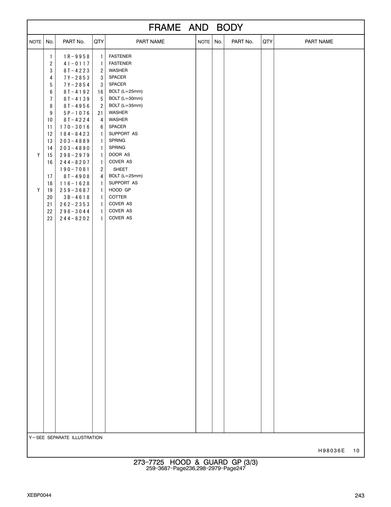 190-7081 - SHEET