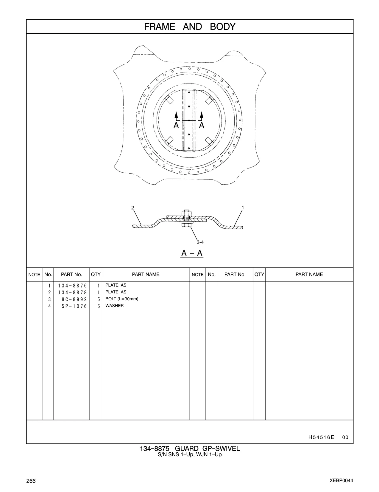 134-8878 - PLATE AS