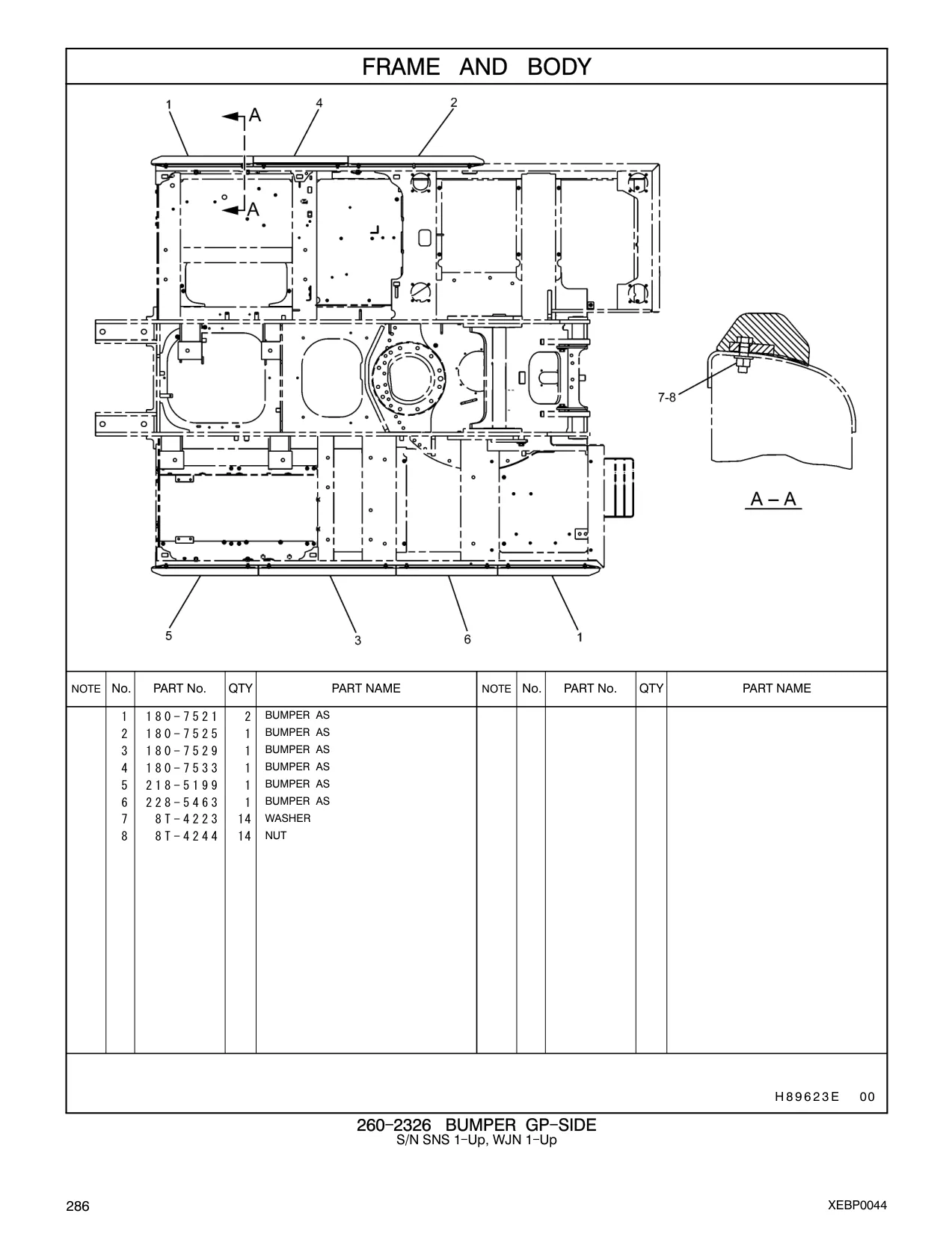 180-7525 - BUMPER AS