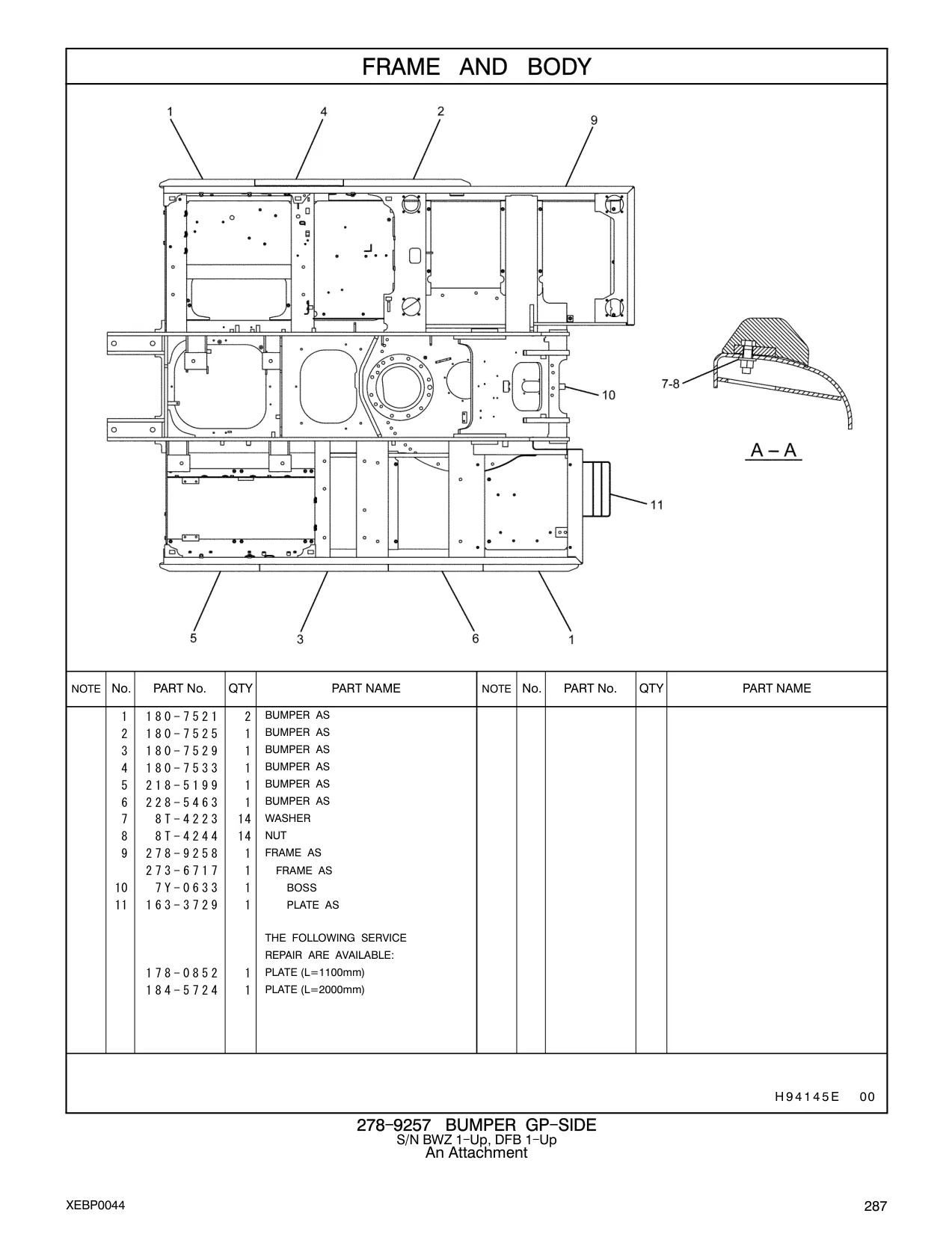 278-9258 - FRAME AS