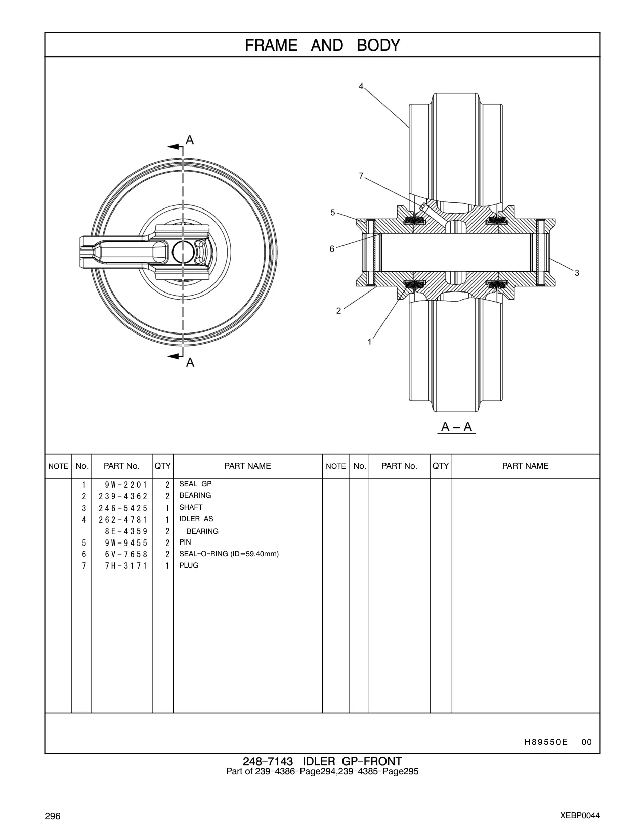 239-4362 - BEARING