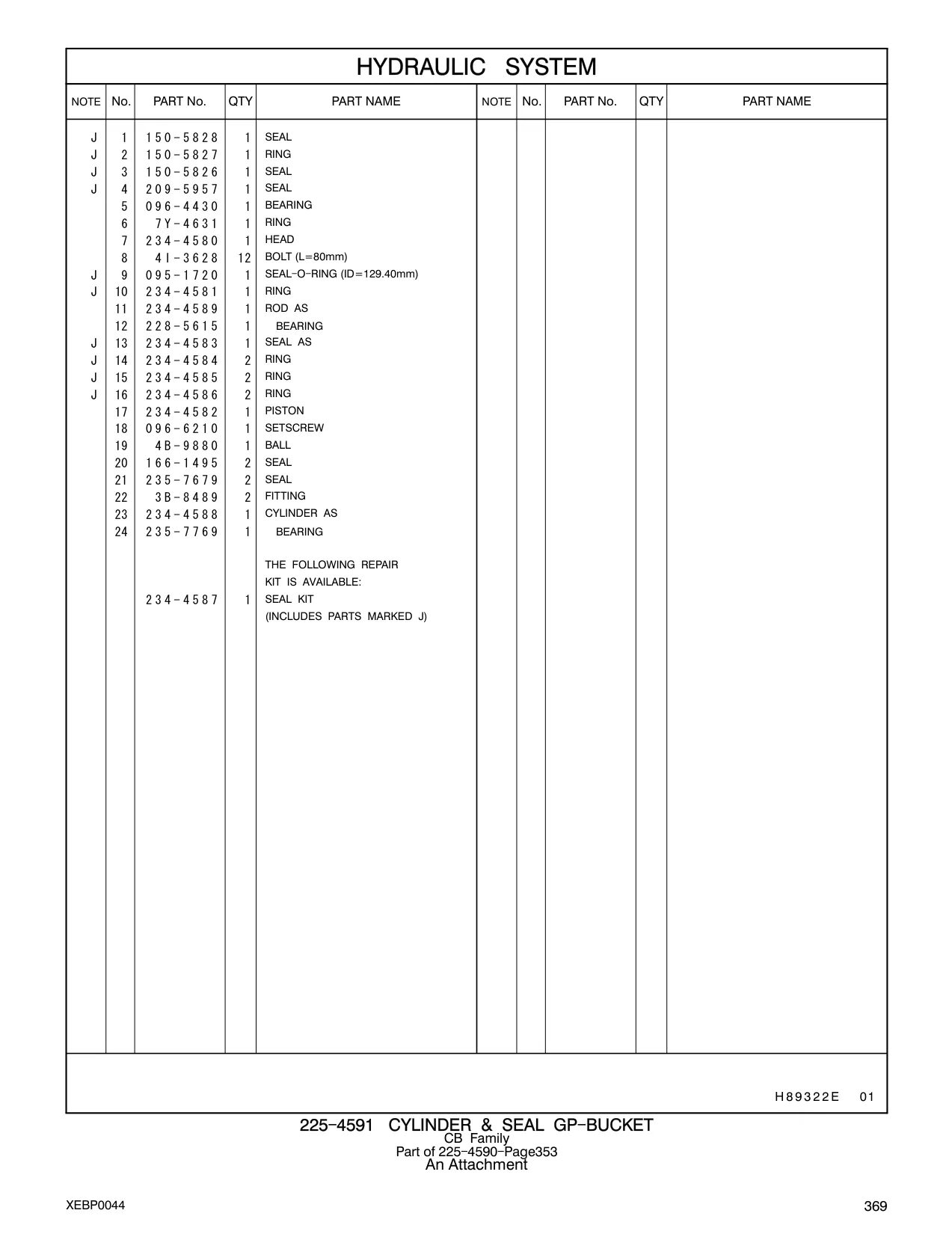 228-5615 - BEARING