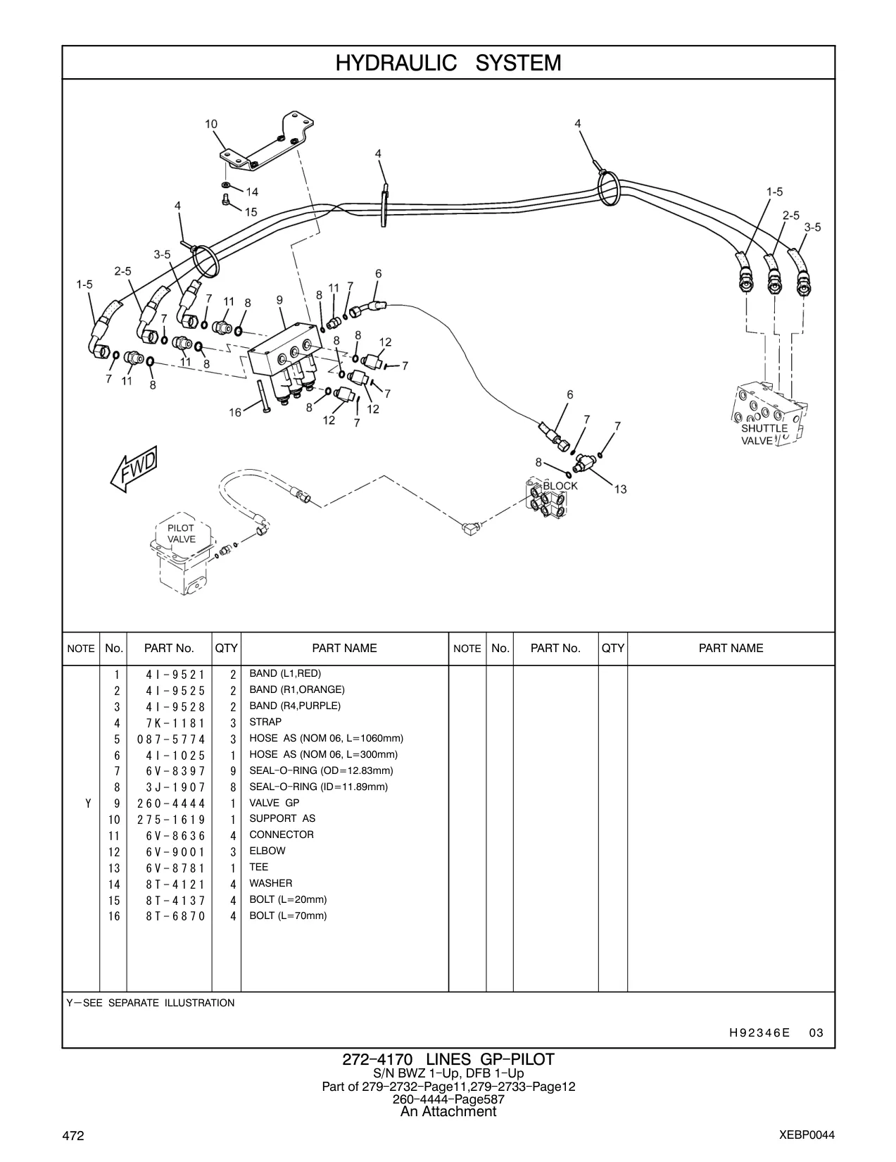 260-4444 - VALVE GP