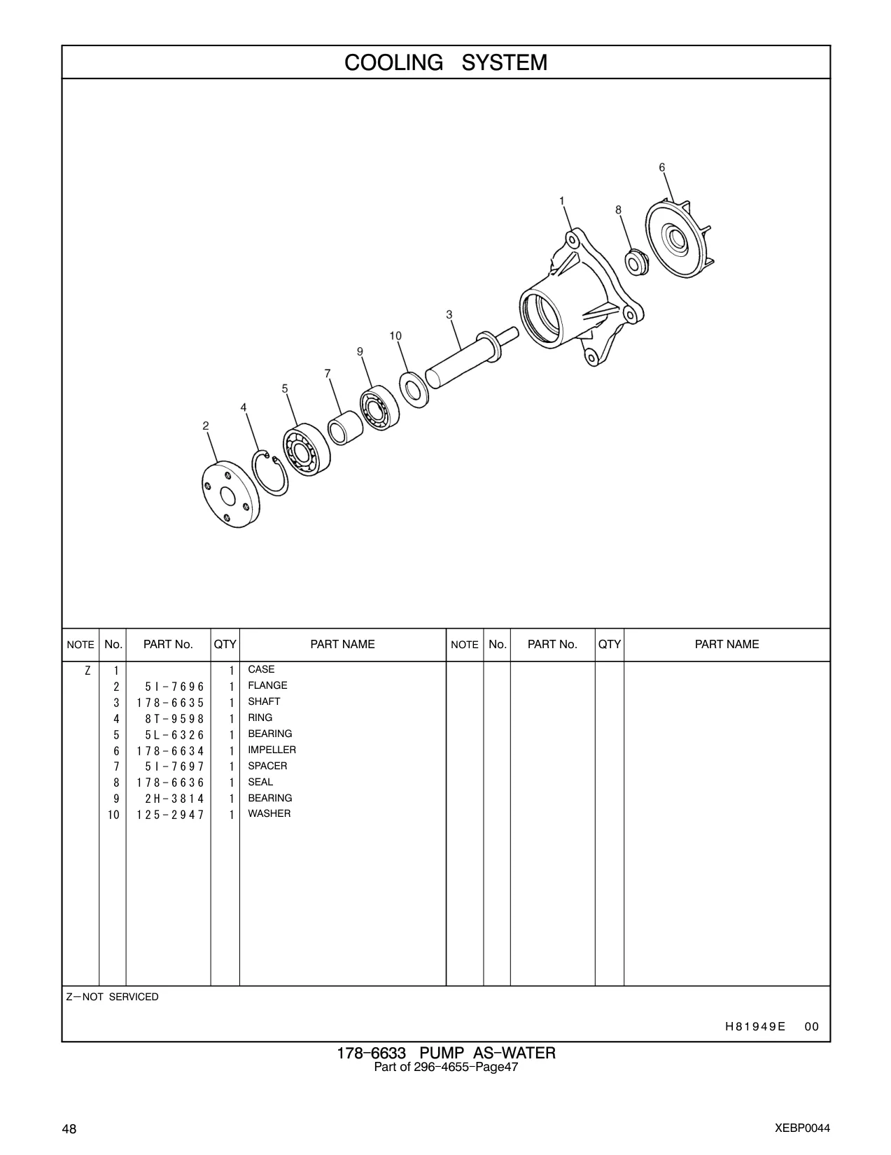5L-6326 - BEARING