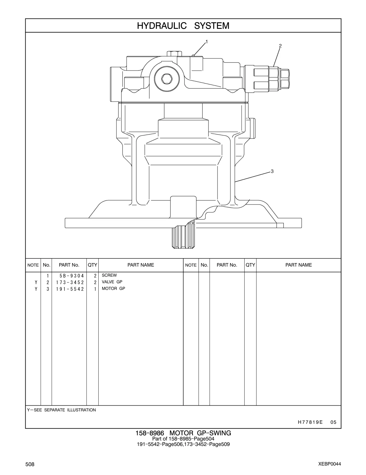 191-5542 - MOTOR GP