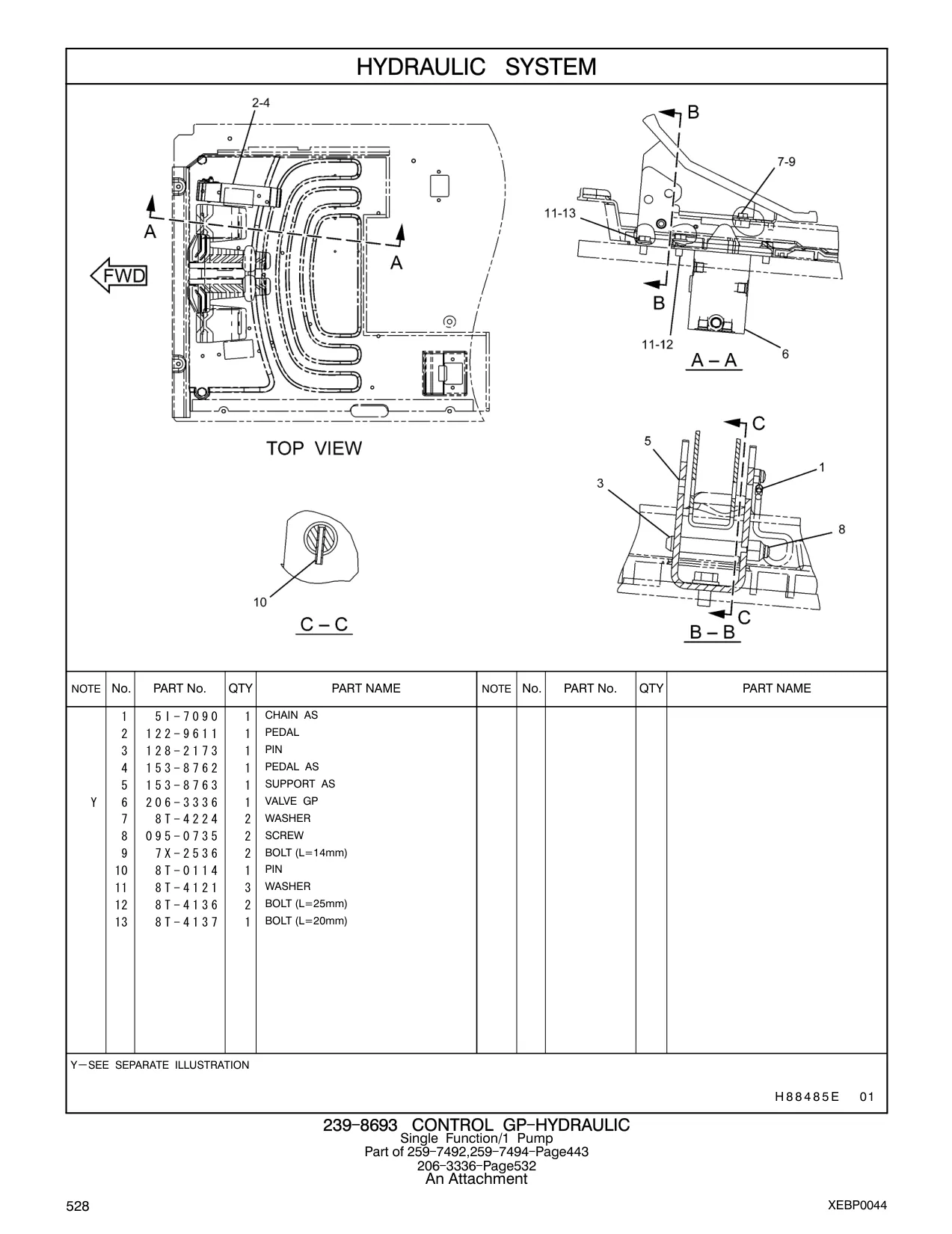 206-3336 - VALVE GP
