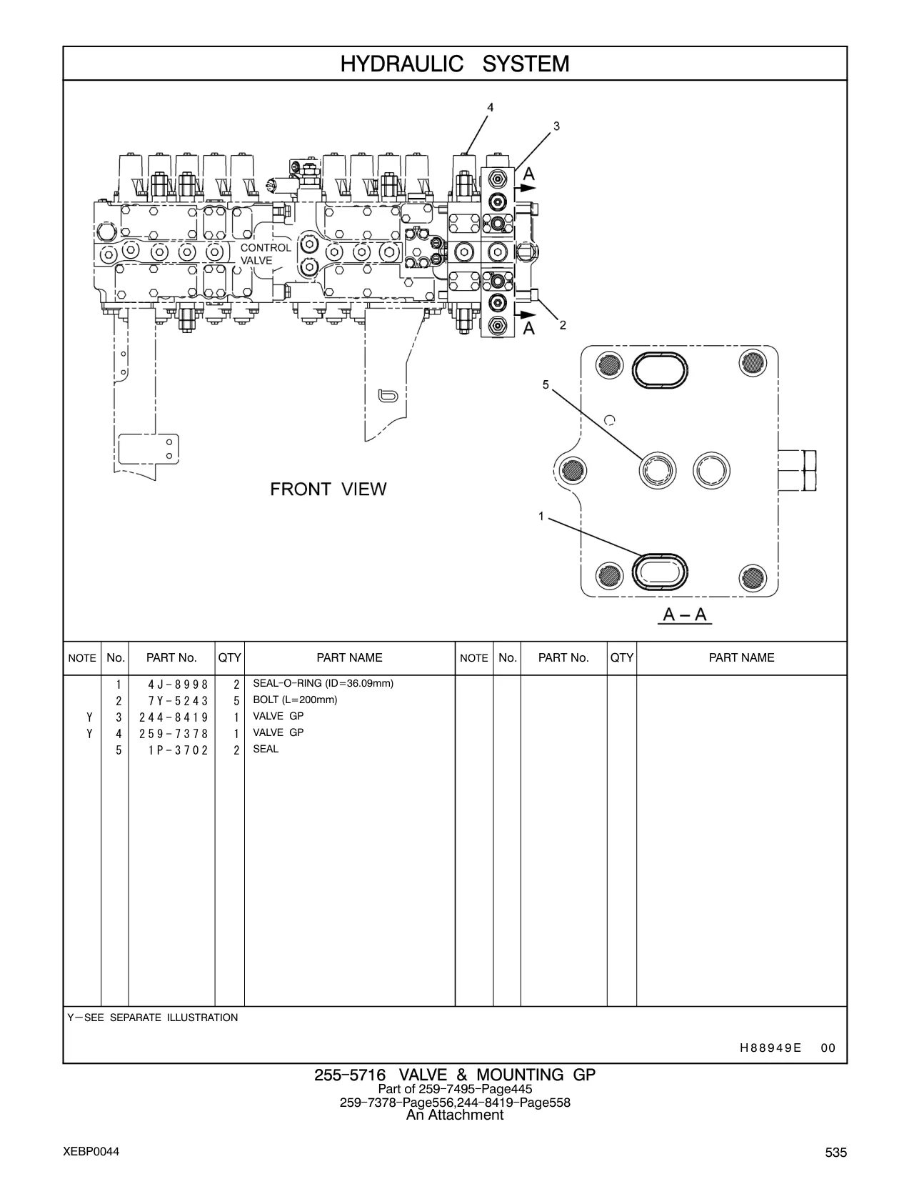 244-8419 - VALVE GP