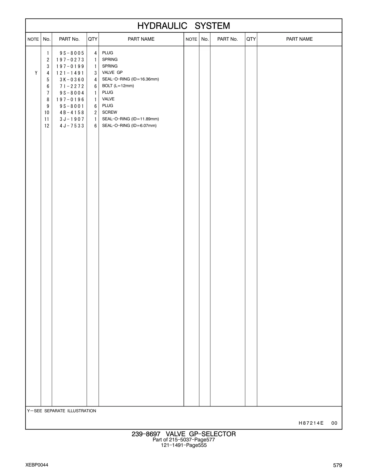 9S-8001 - PLUG