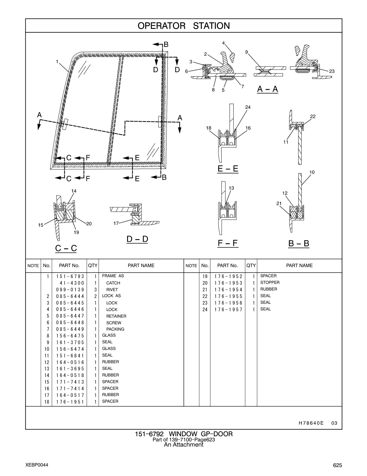 085-6446 - LOCK