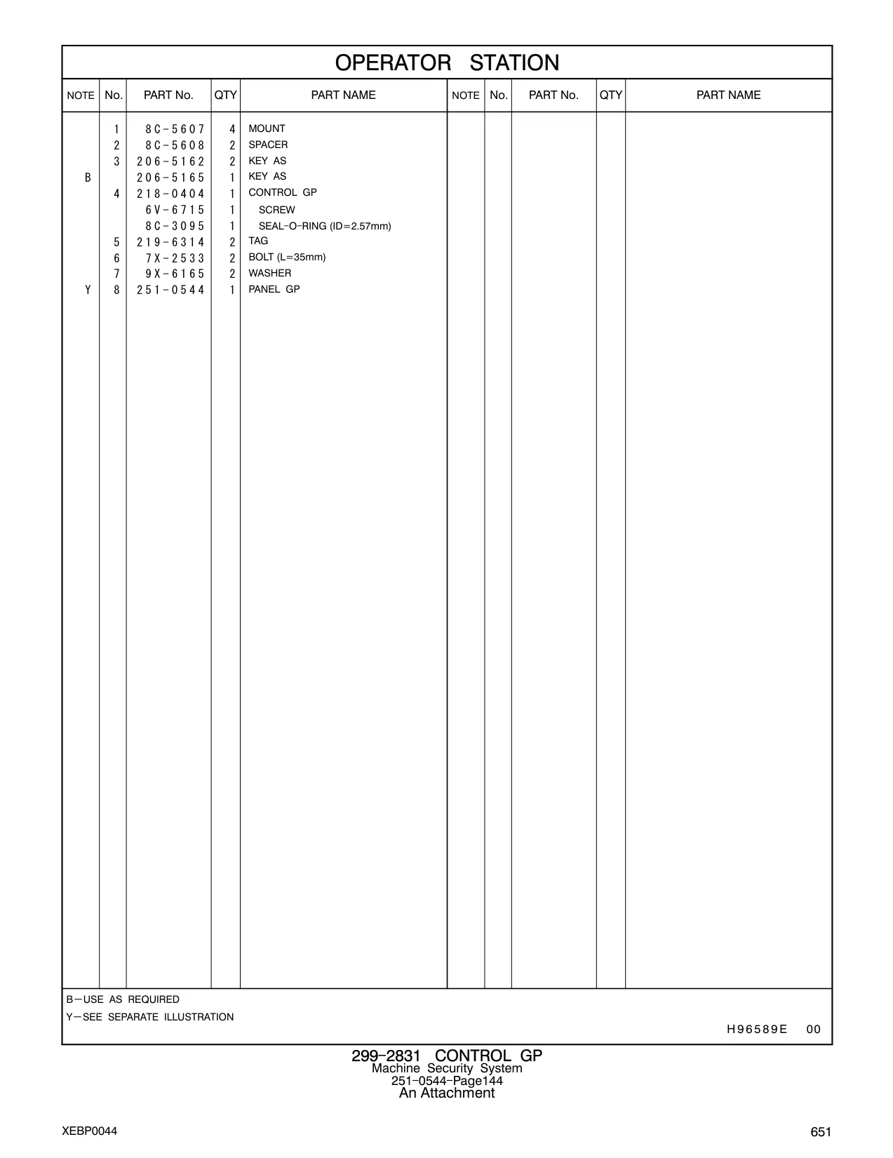 218-0404 - CONTROL GP