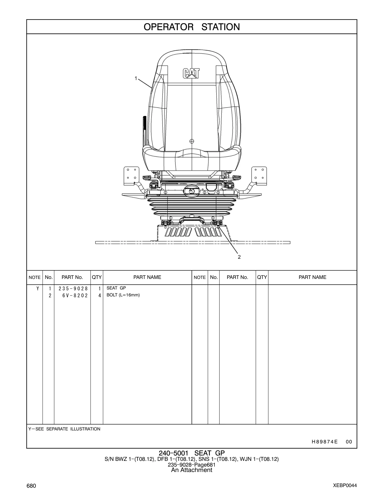 235-9028 - SEAT GP