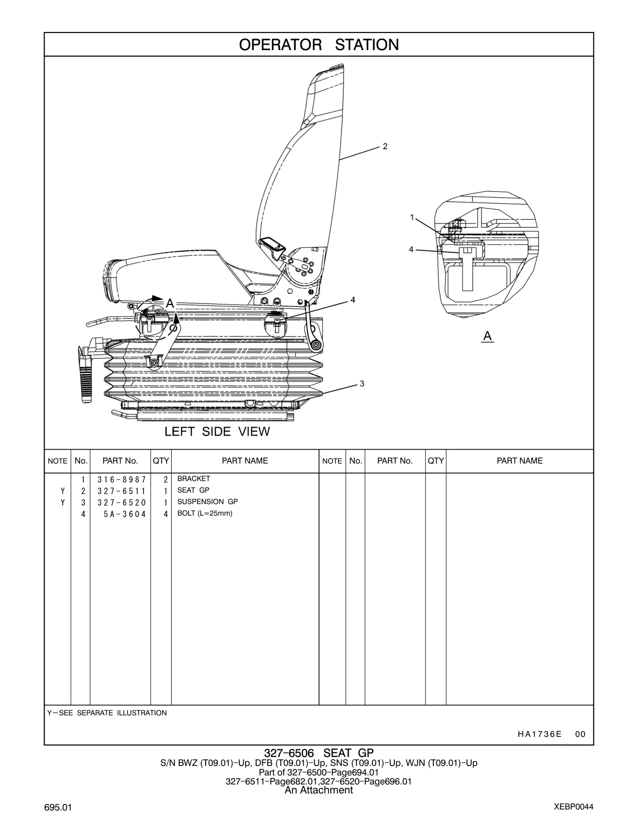 327-6520 - SUSPENSION GP