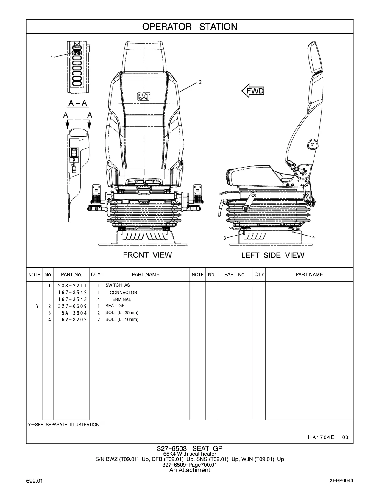 327-6509 - SEAT GP