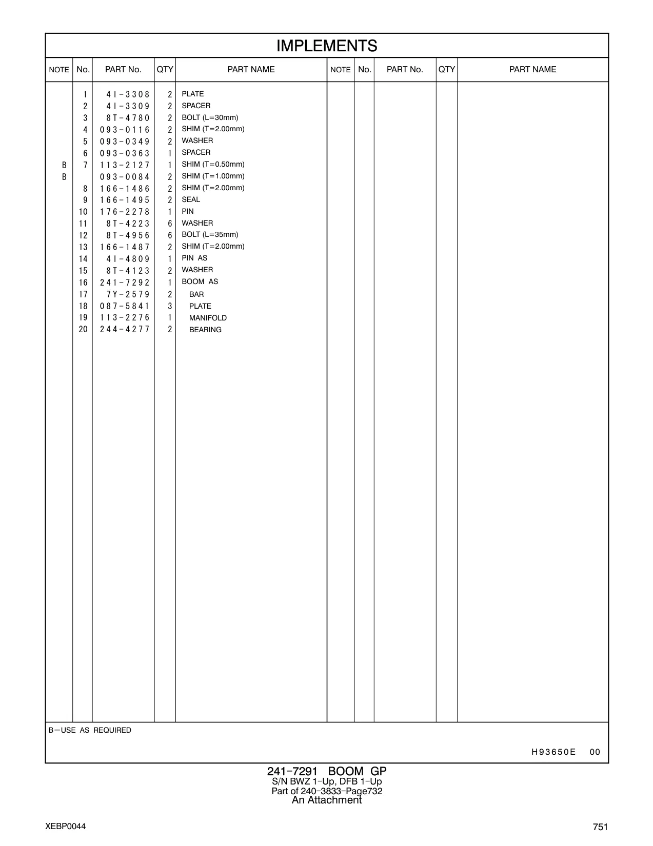 241-7292 - BOOM AS