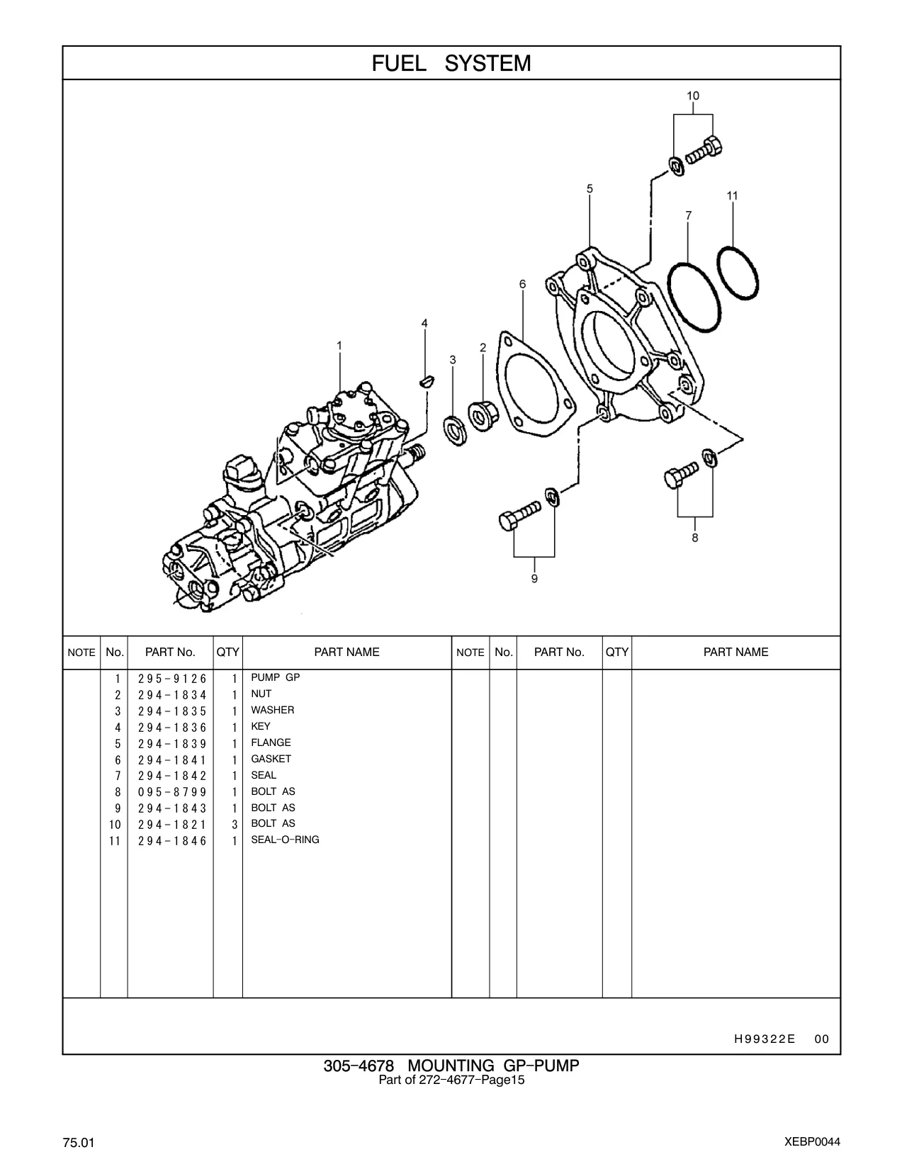 294-1846 - SEAL - O - RING
