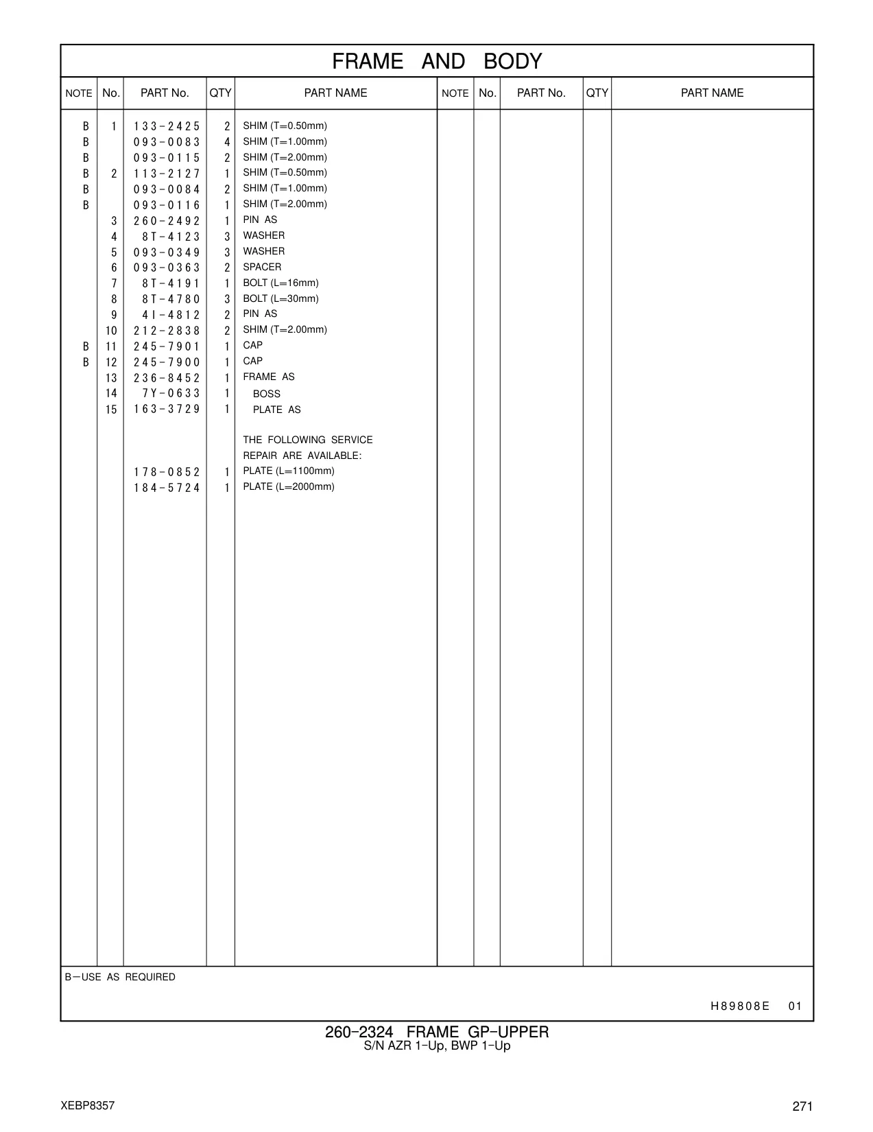 260-2492 - PIN AS
