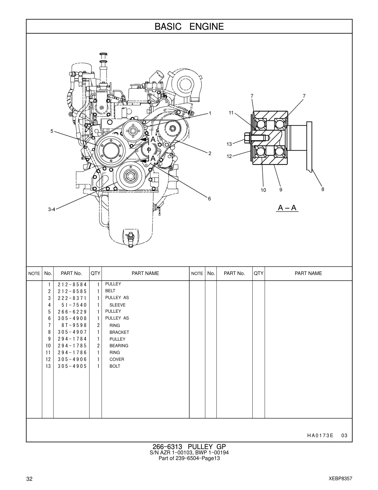 266-6229 - PULLEY
