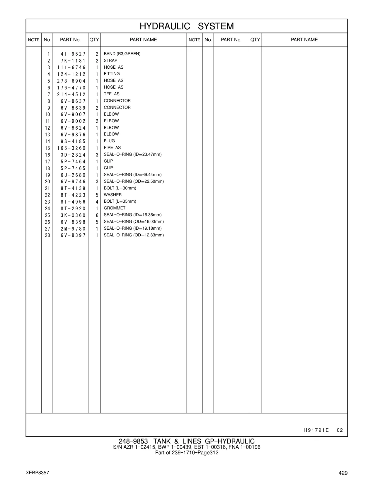 278-6904 - HOSE AS