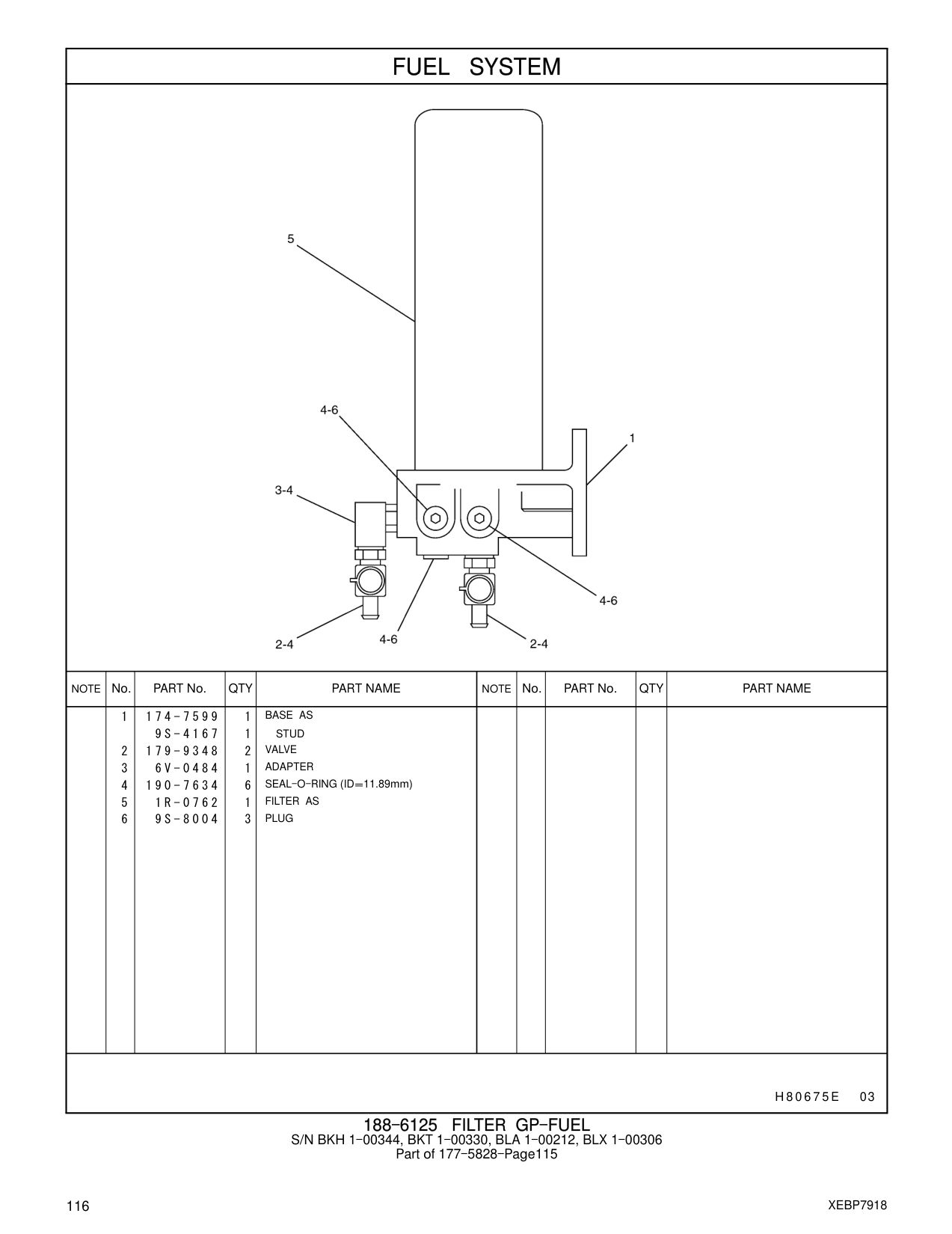 174-7599 BASE AS CAT parts manual diagram