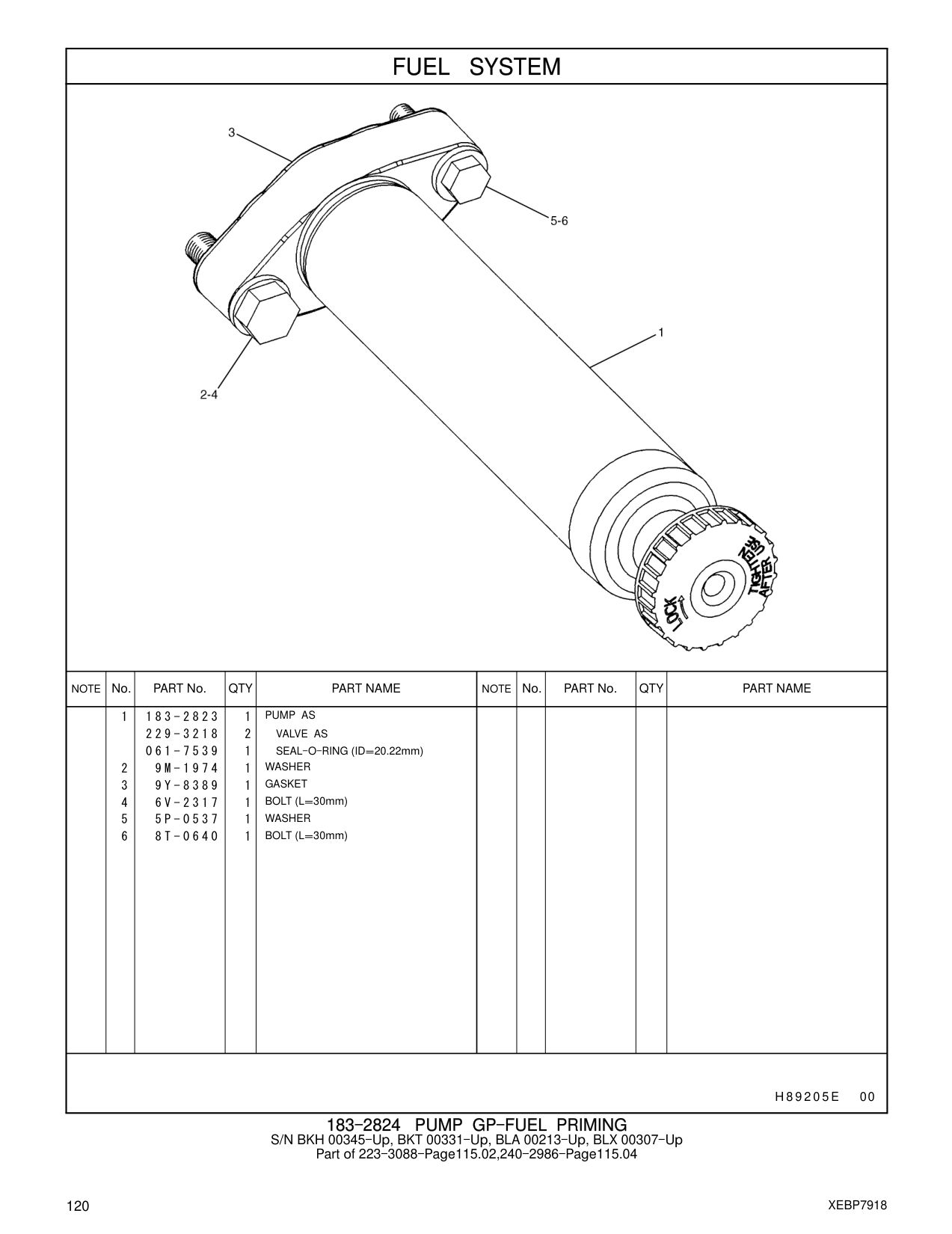 183-2823 PUMP AS CAT parts manual diagram