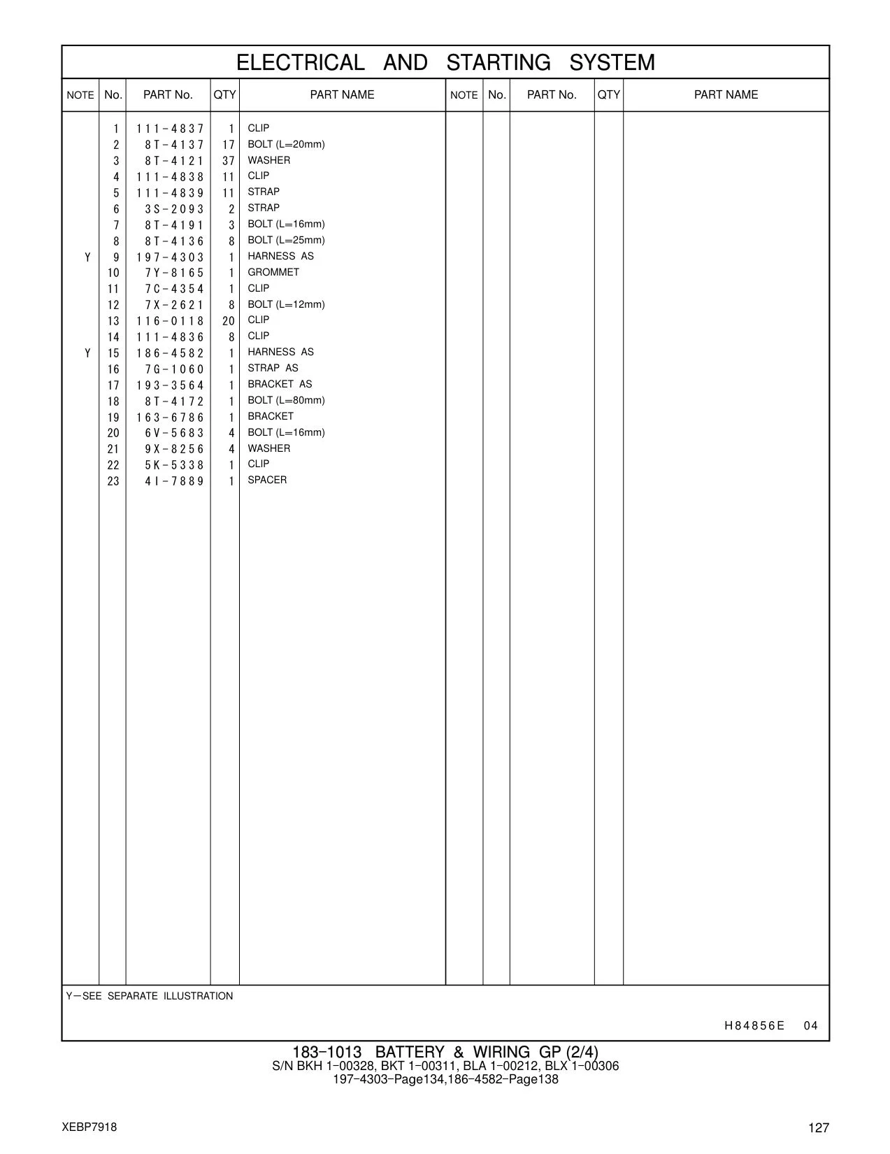 186-4582 HARNESS AS CAT parts manual diagram