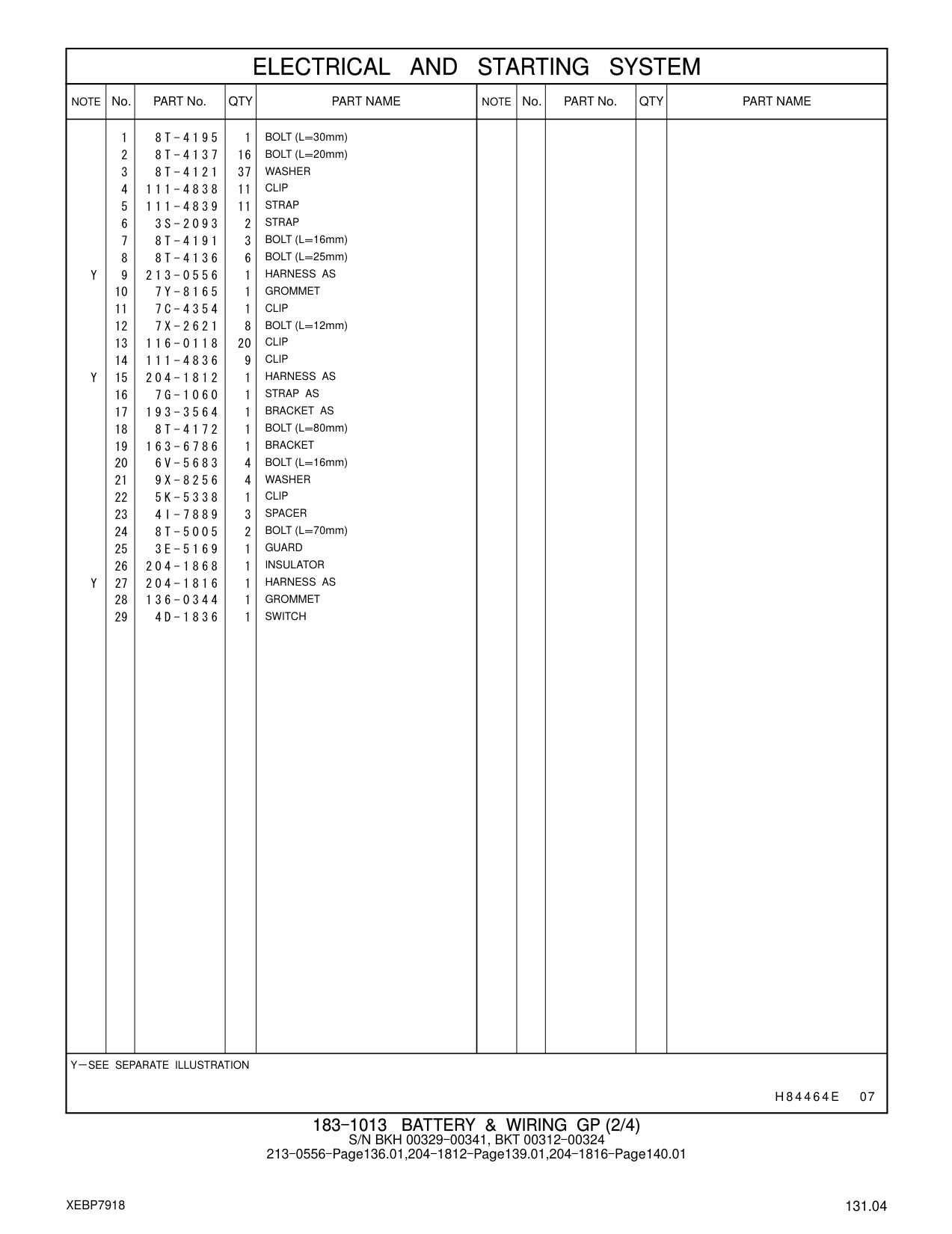 3E-5169 GUARD CAT parts manual diagram