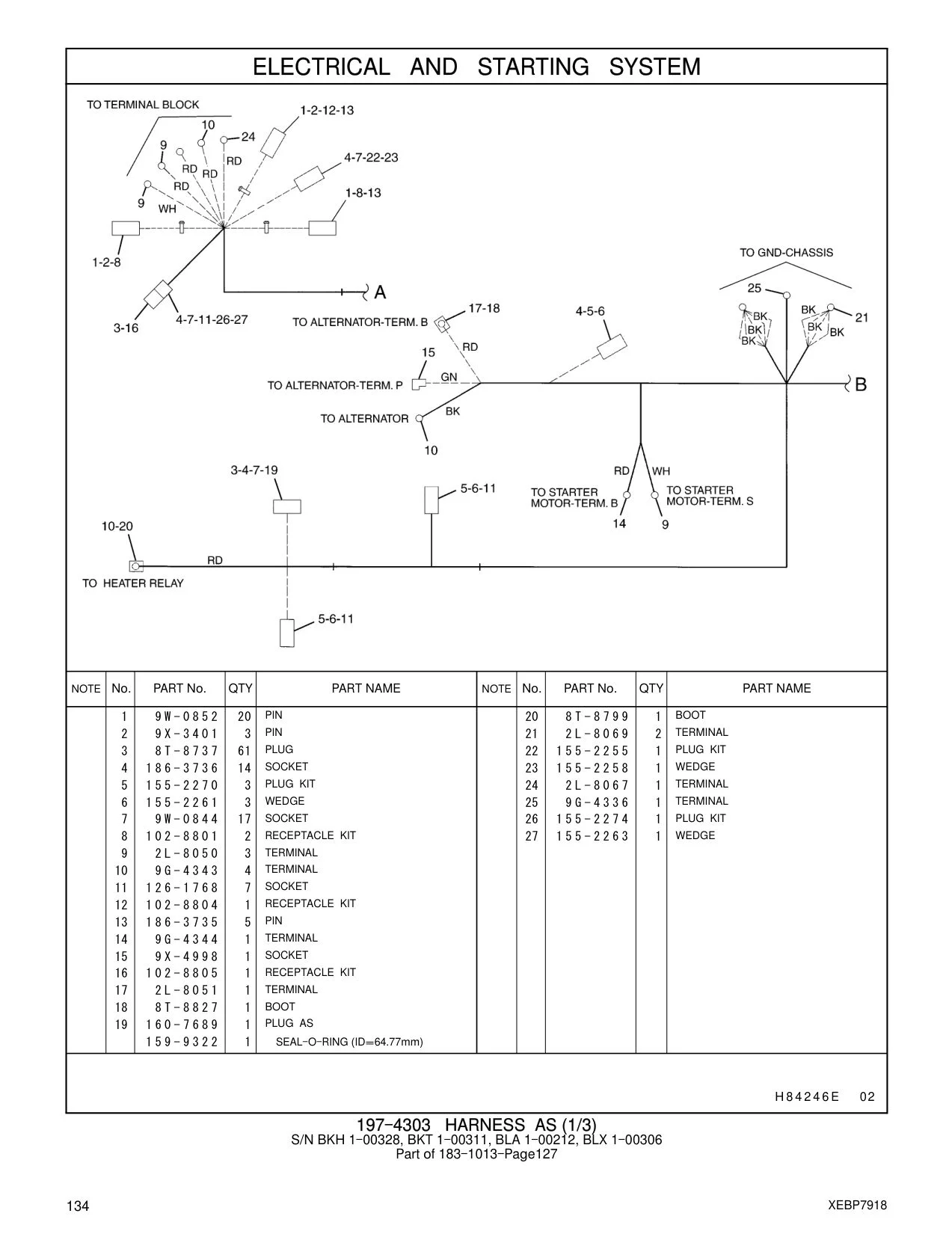 155-2270 PLUG KIT CAT parts manual diagram