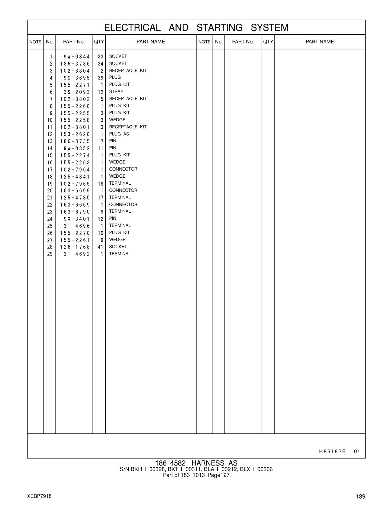 163-6659 CONNECTOR CAT parts manual diagram