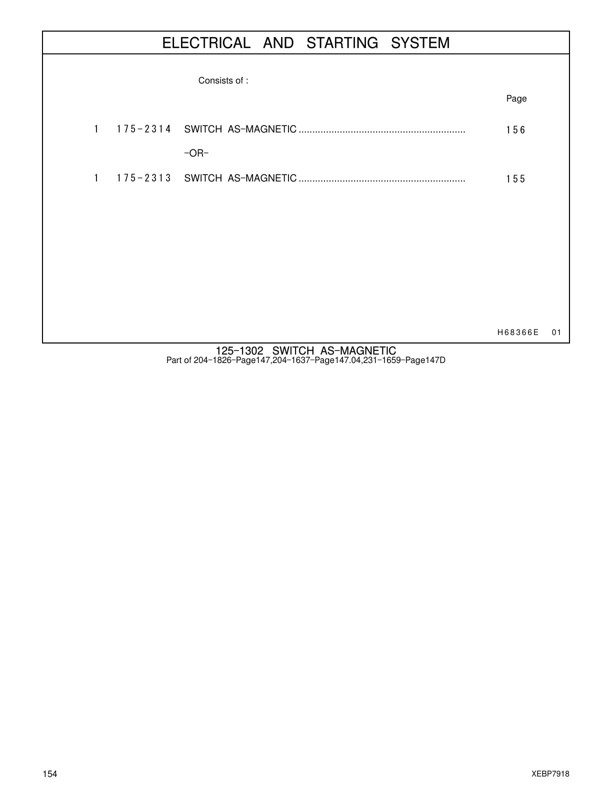 175-2313 - SWITCH AS-MAGNETIC