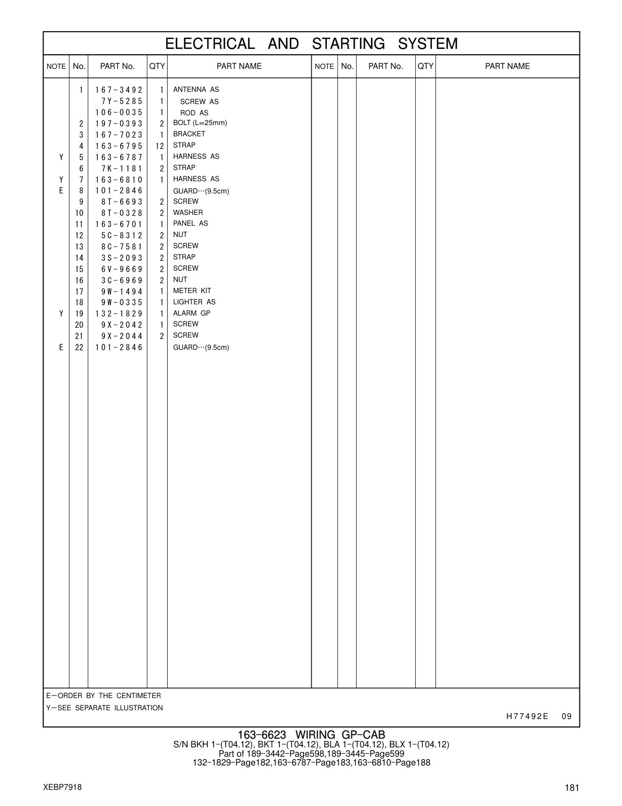 163-6810 HARNESS AS CAT parts manual diagram
