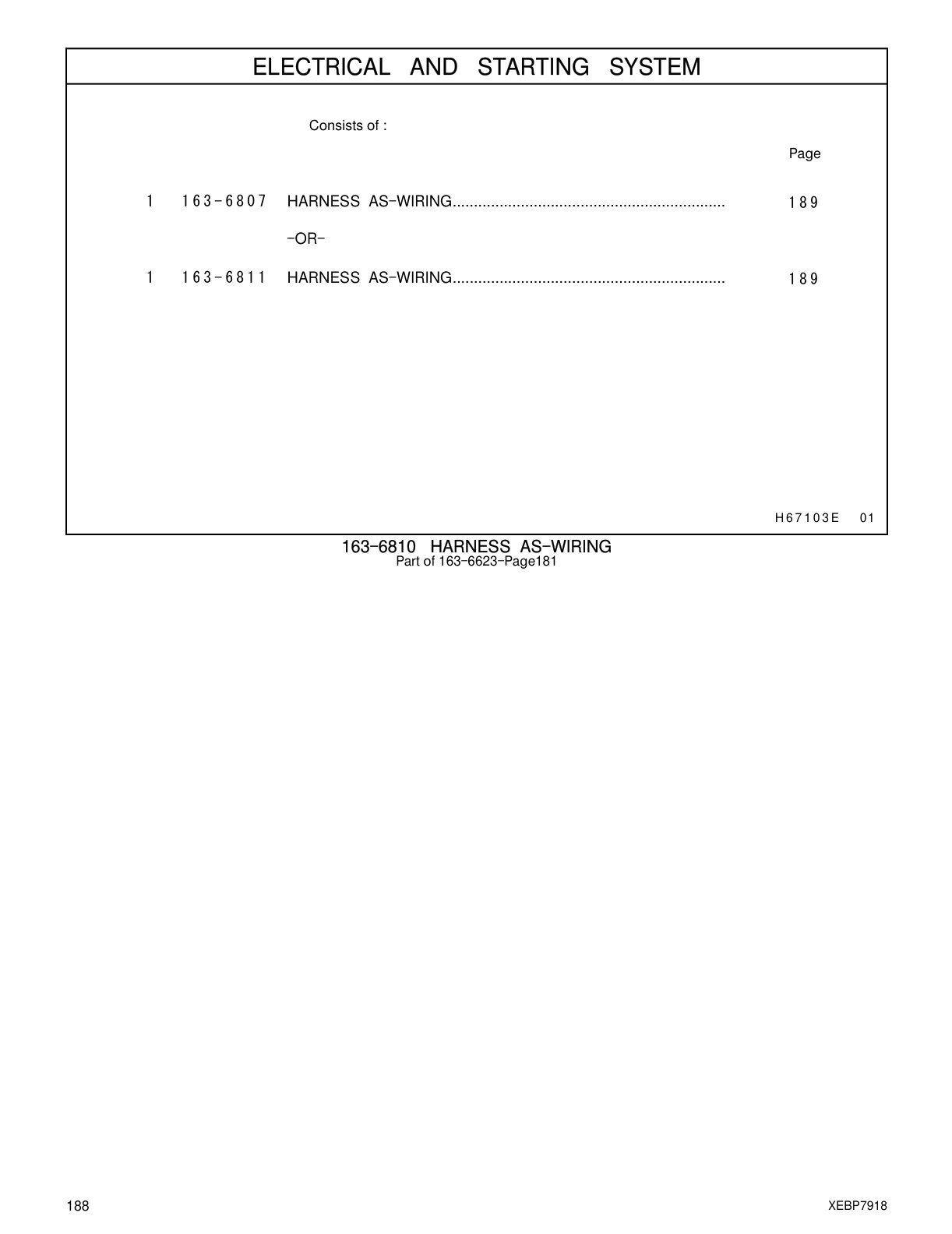163-6811 - HARNESS AS-WIRING
