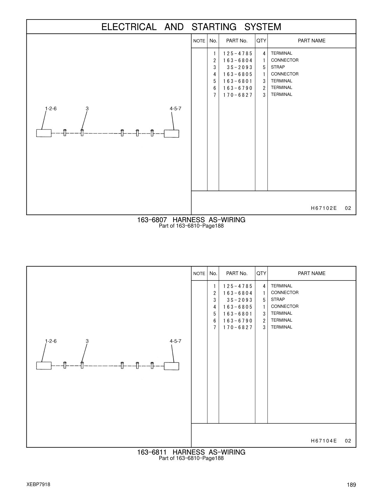 163-6805 CONNECTOR CAT parts manual diagram