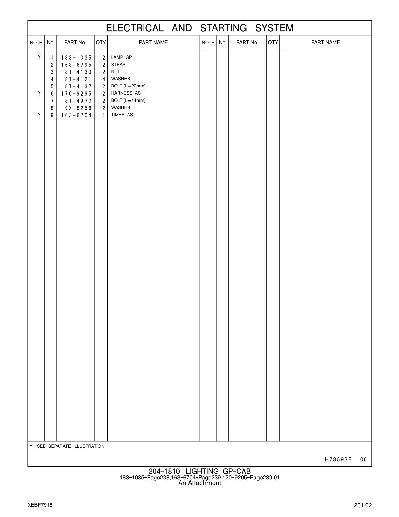 170-9295 HARNESS AS CAT parts manual diagram
