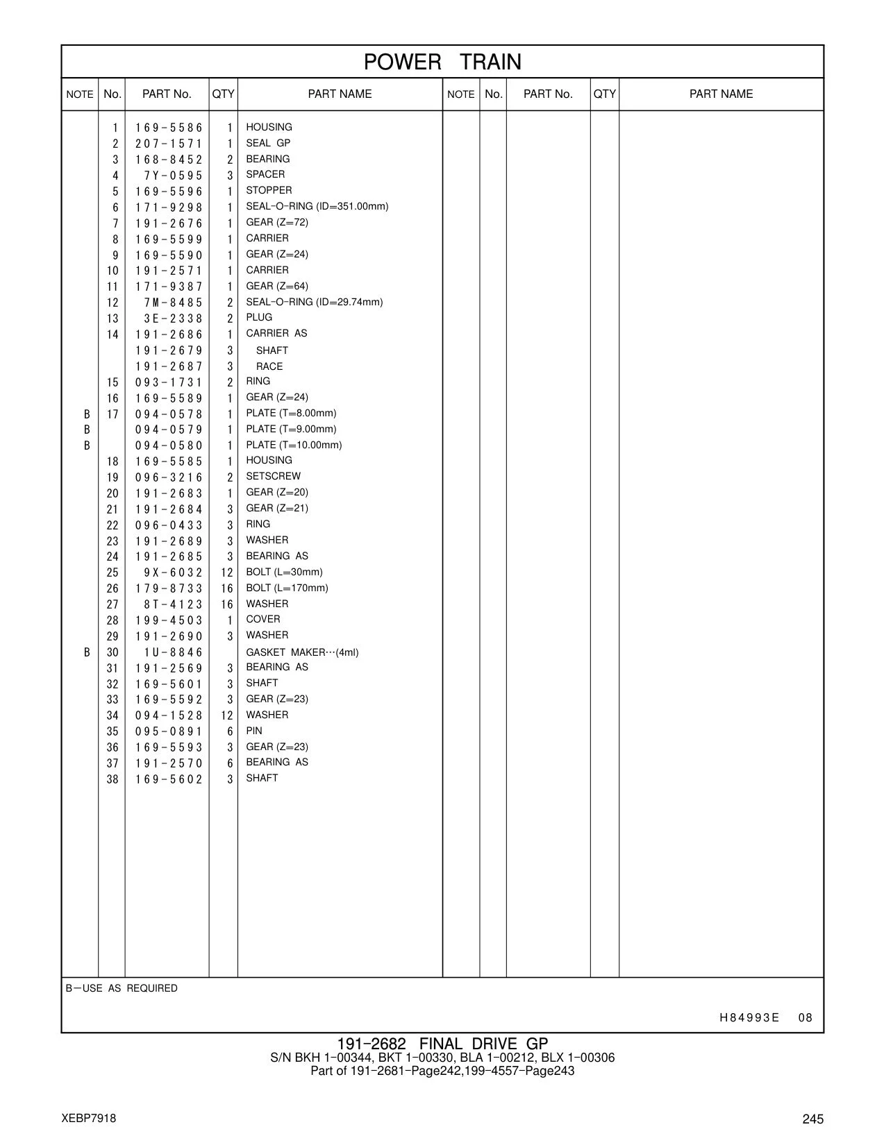 096-3216 SETSCREW CAT parts manual diagram