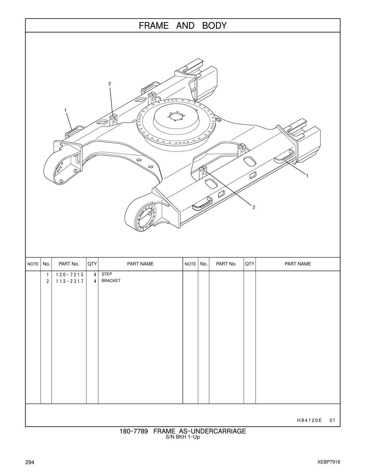 113-2317 BRACKET CAT parts manual diagram