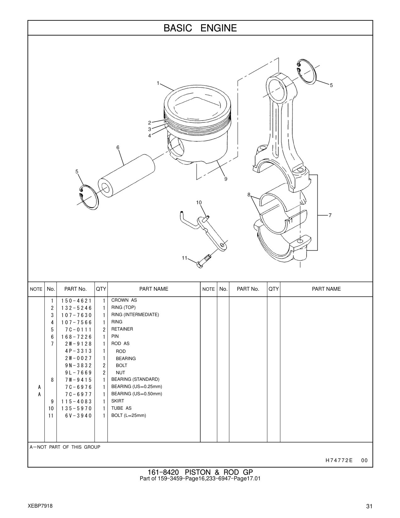115-4083 SKIRT CAT parts manual diagram