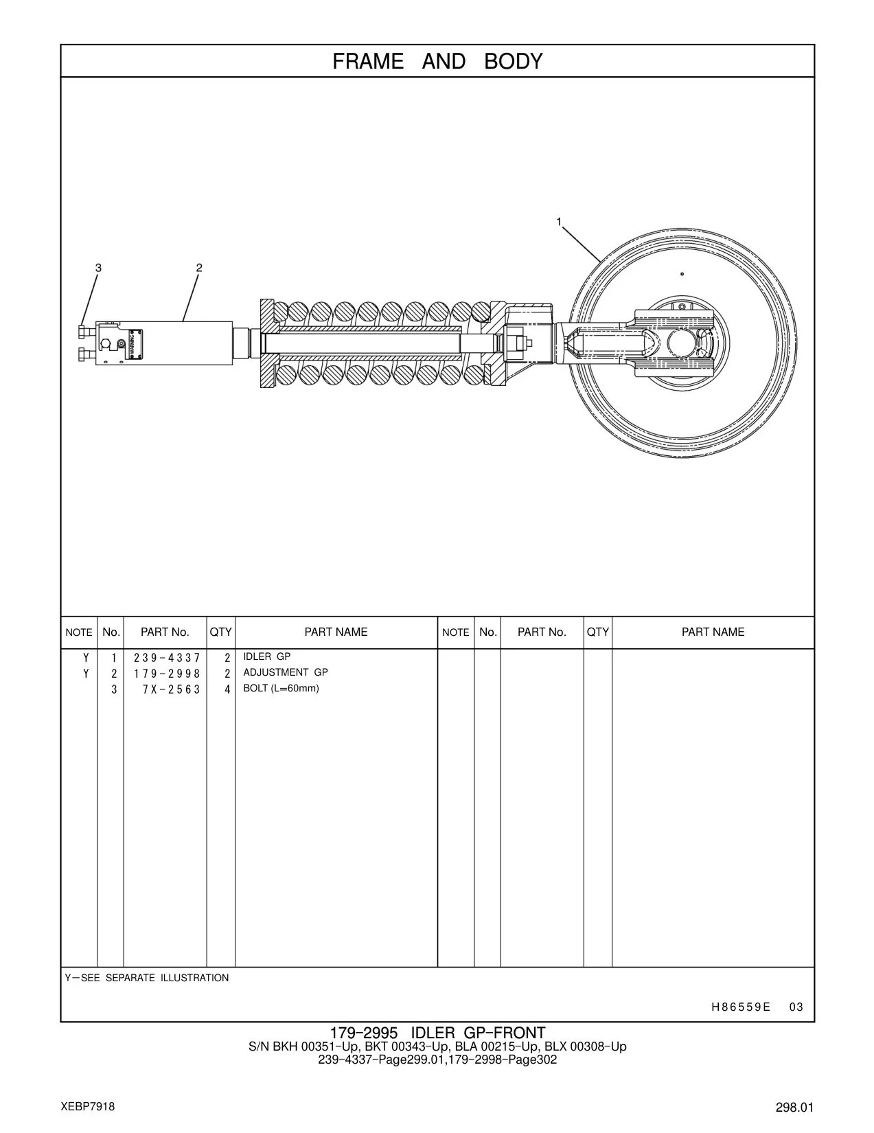239-4337 - IDLER GP