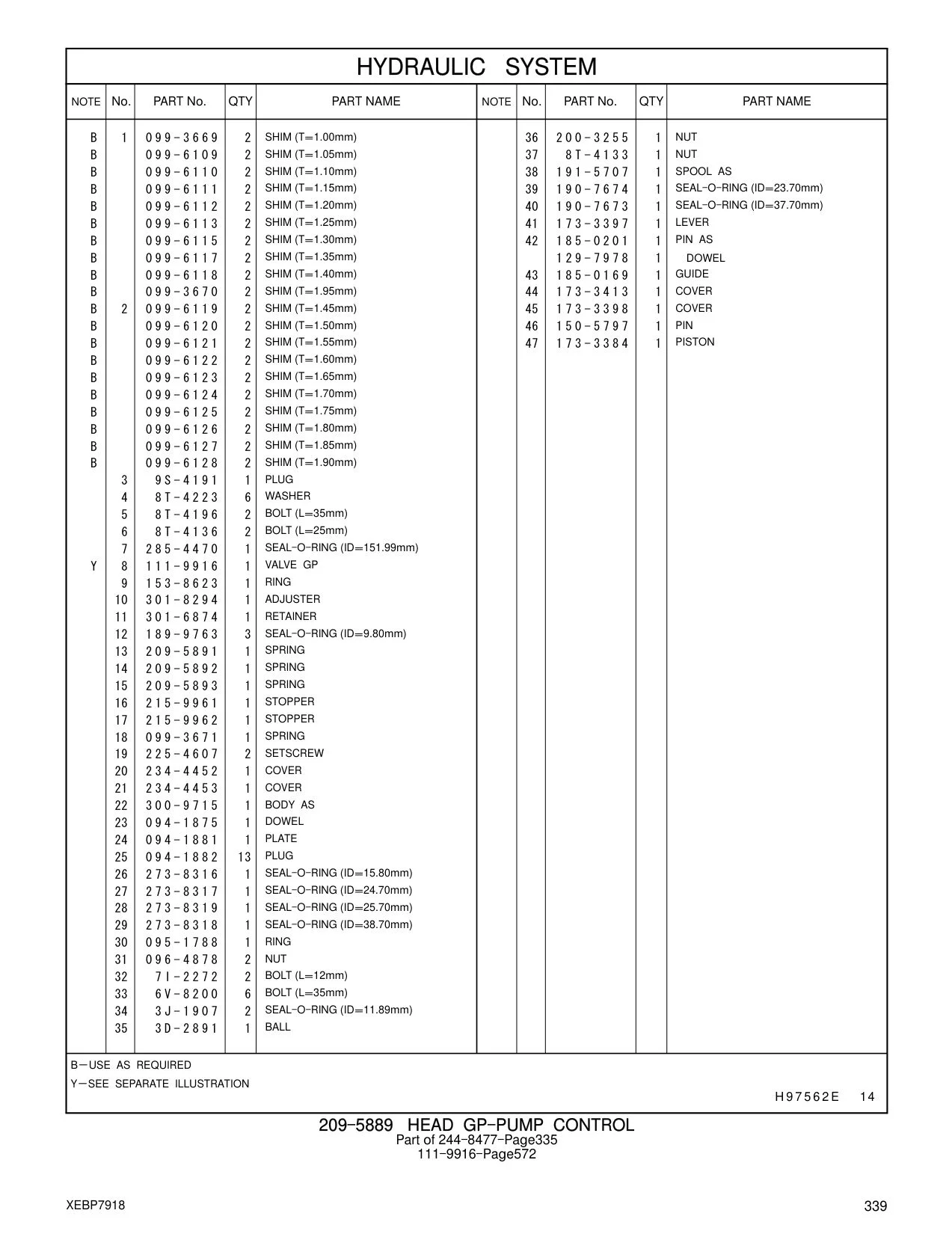 096-4878 NUT CAT parts manual diagram
