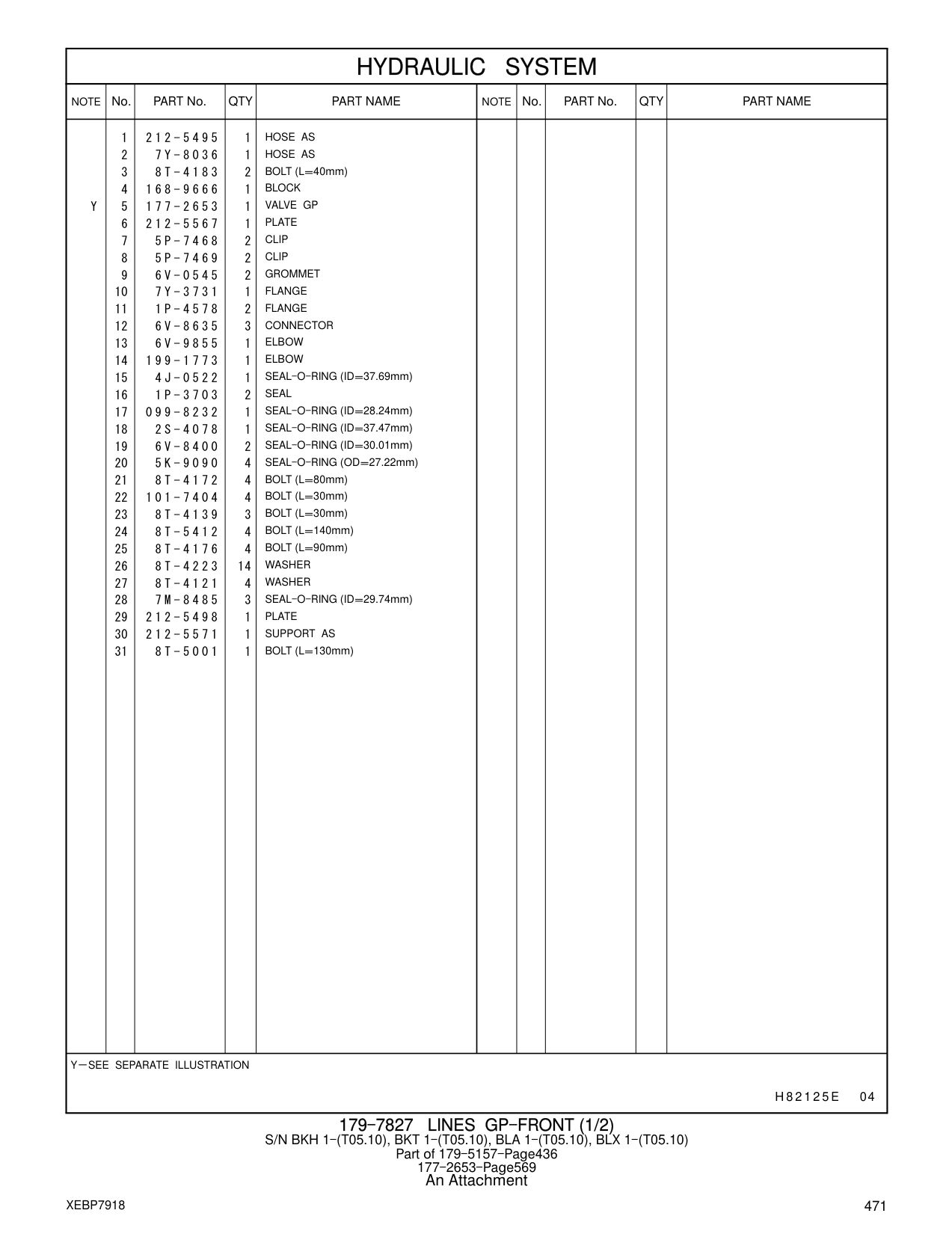 168-9666 BLOCK CAT parts manual diagram