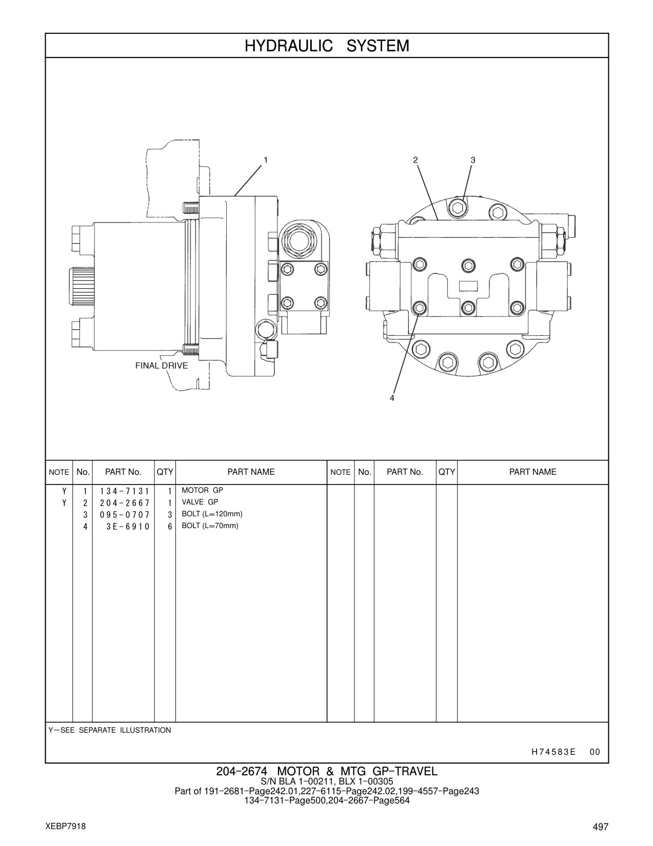 134-7131 MOTOR GP CAT parts manual diagram