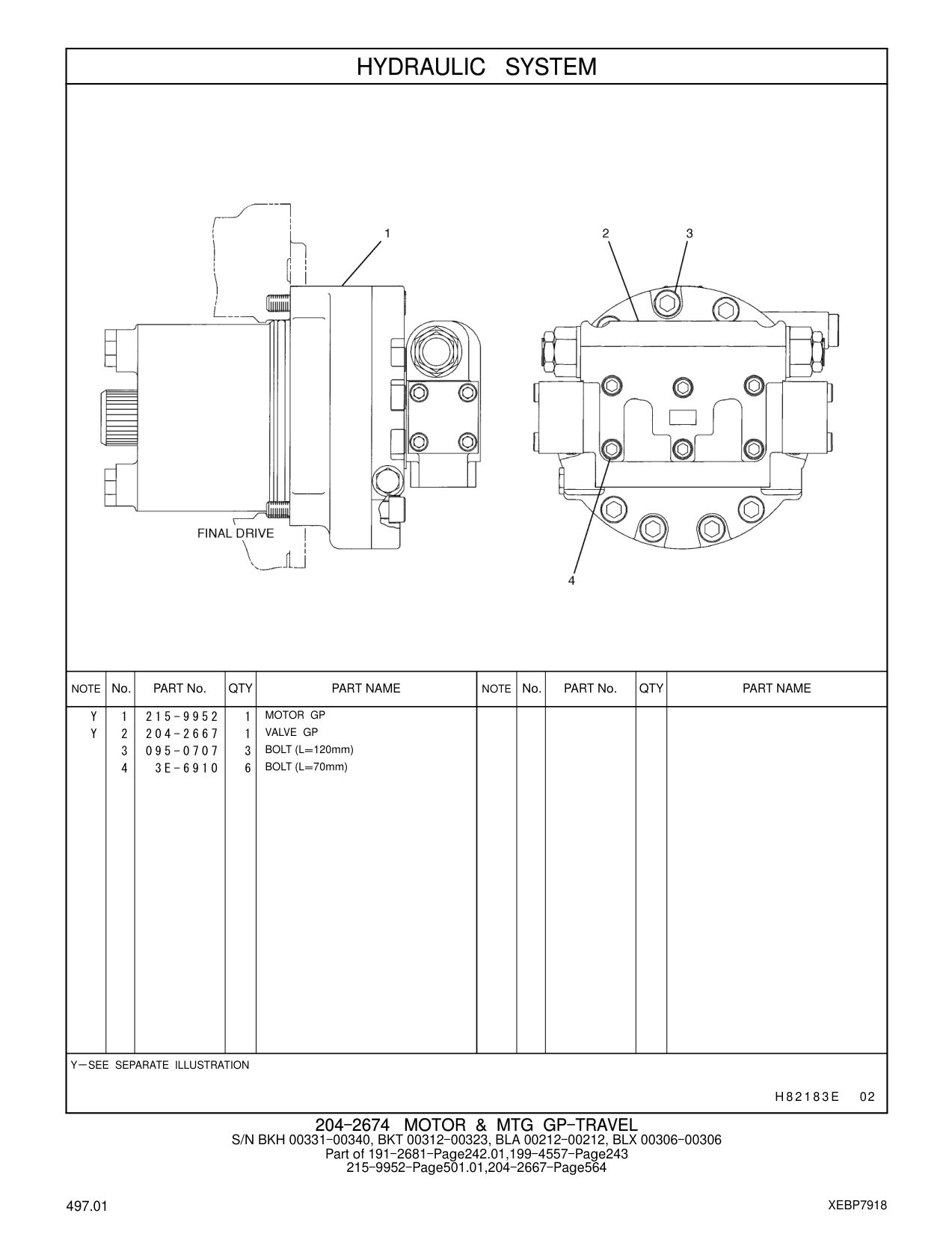 215-9952 - MOTOR GP