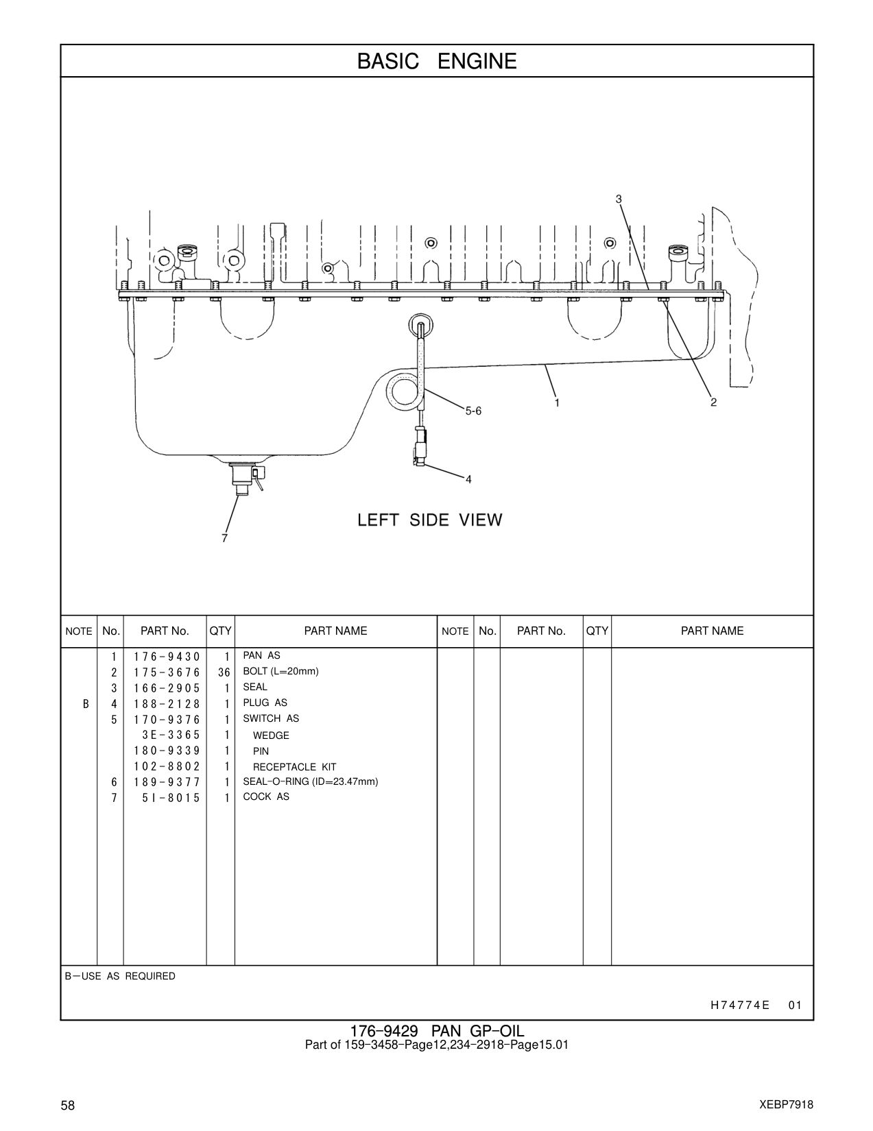 5I-8015 COCK AS CAT parts manual diagram