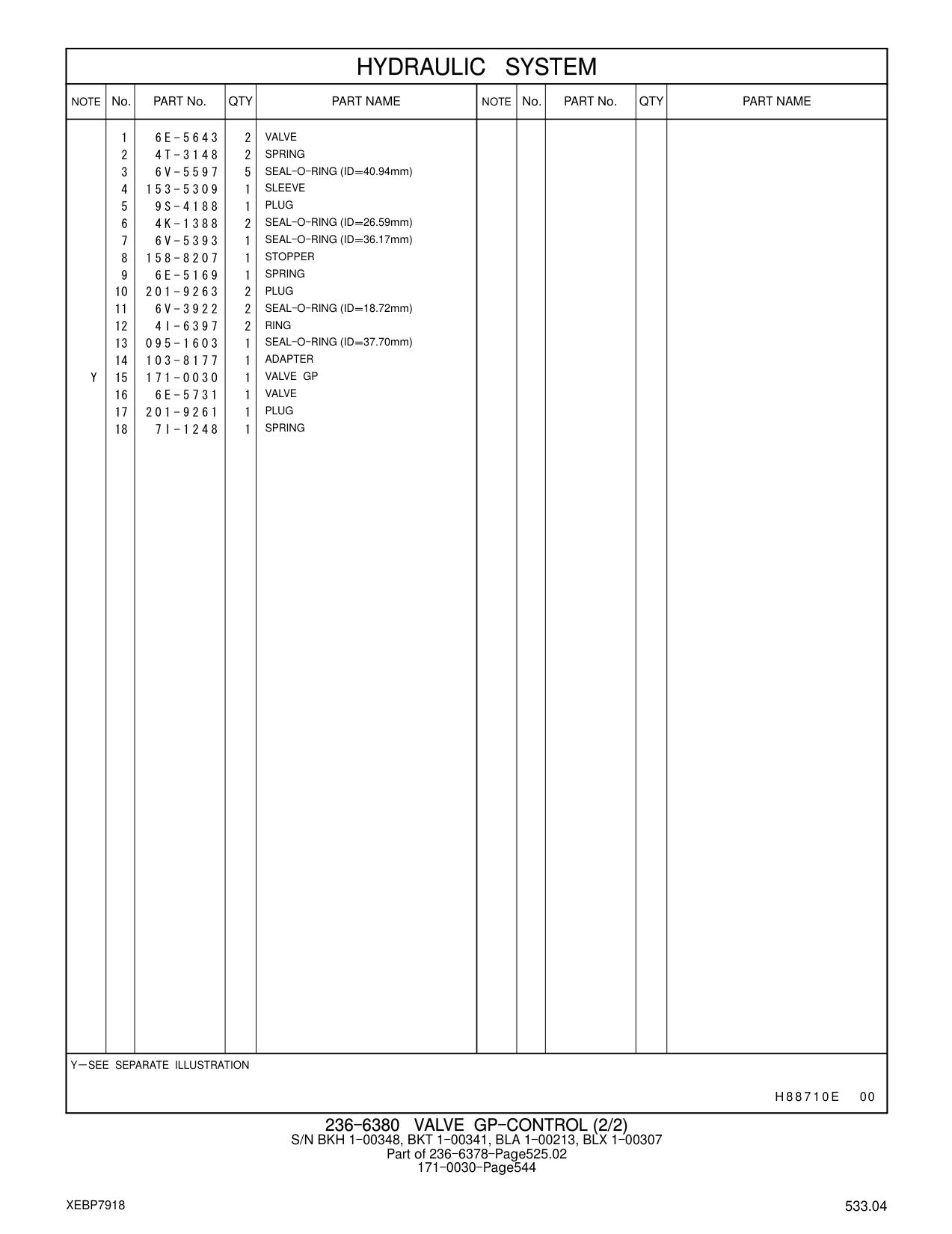 201-9263 PLUG CAT parts manual diagram