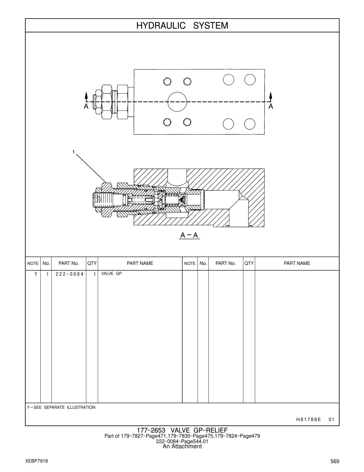 222-0084 - VALVE GP