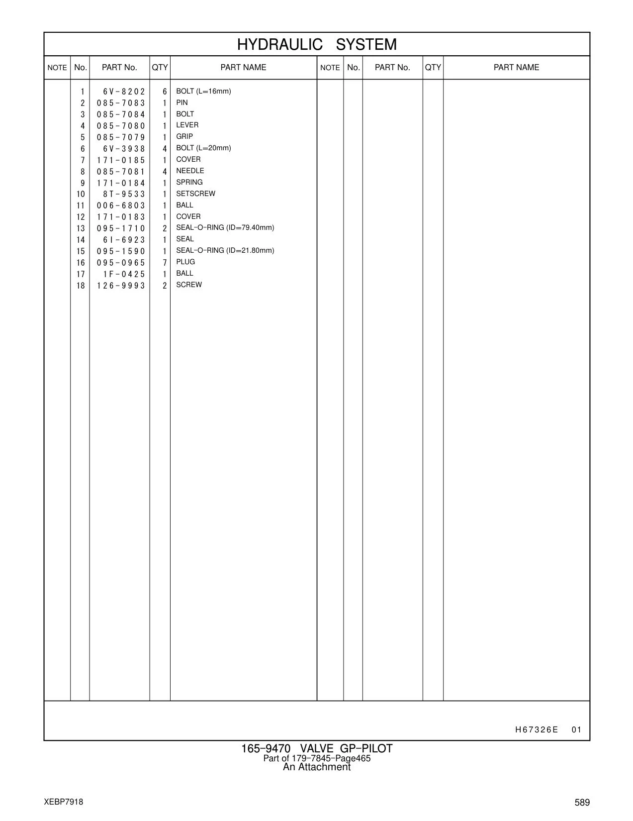 095-0965 PLUG CAT parts manual diagram